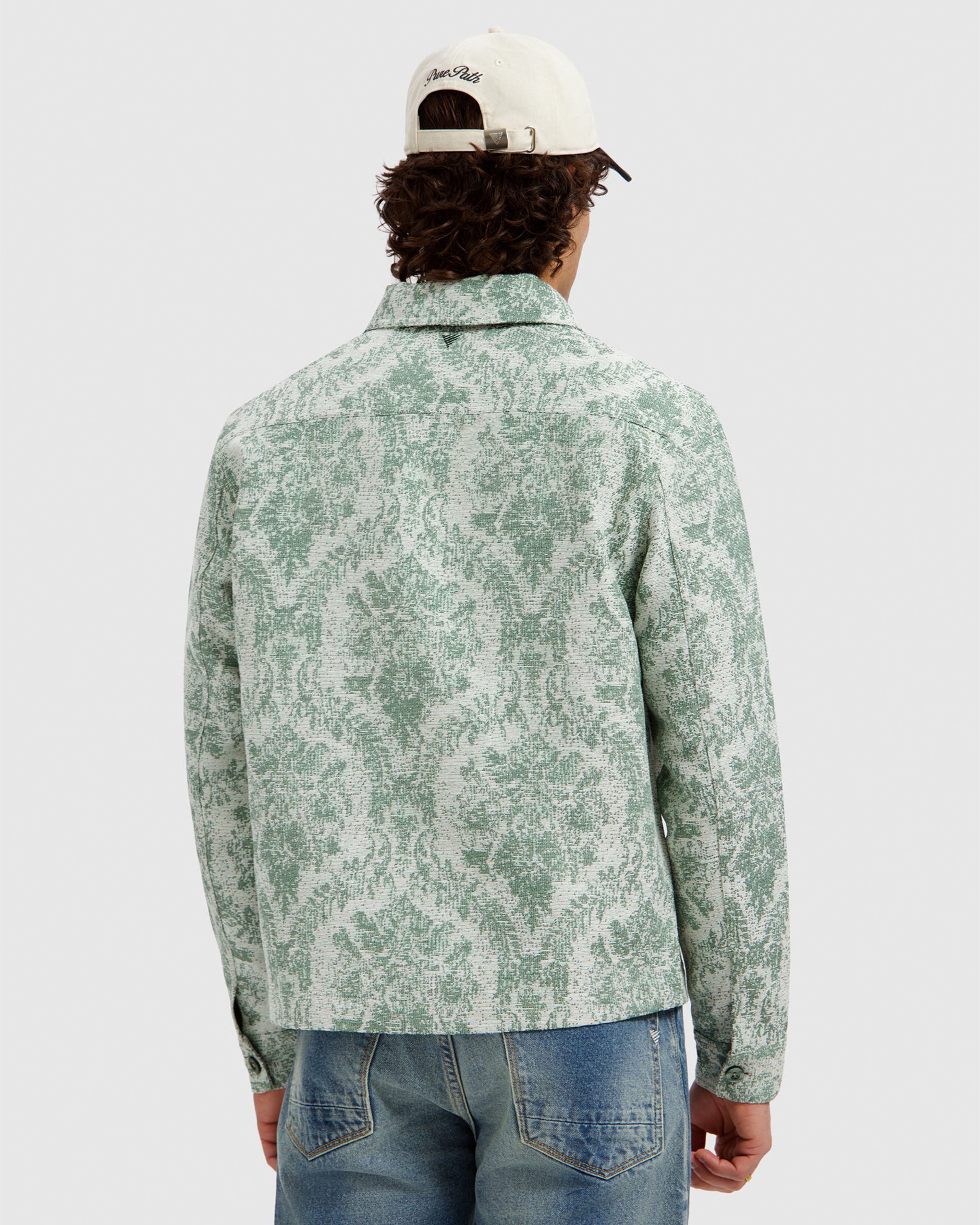 Flower Zipped Overshirt