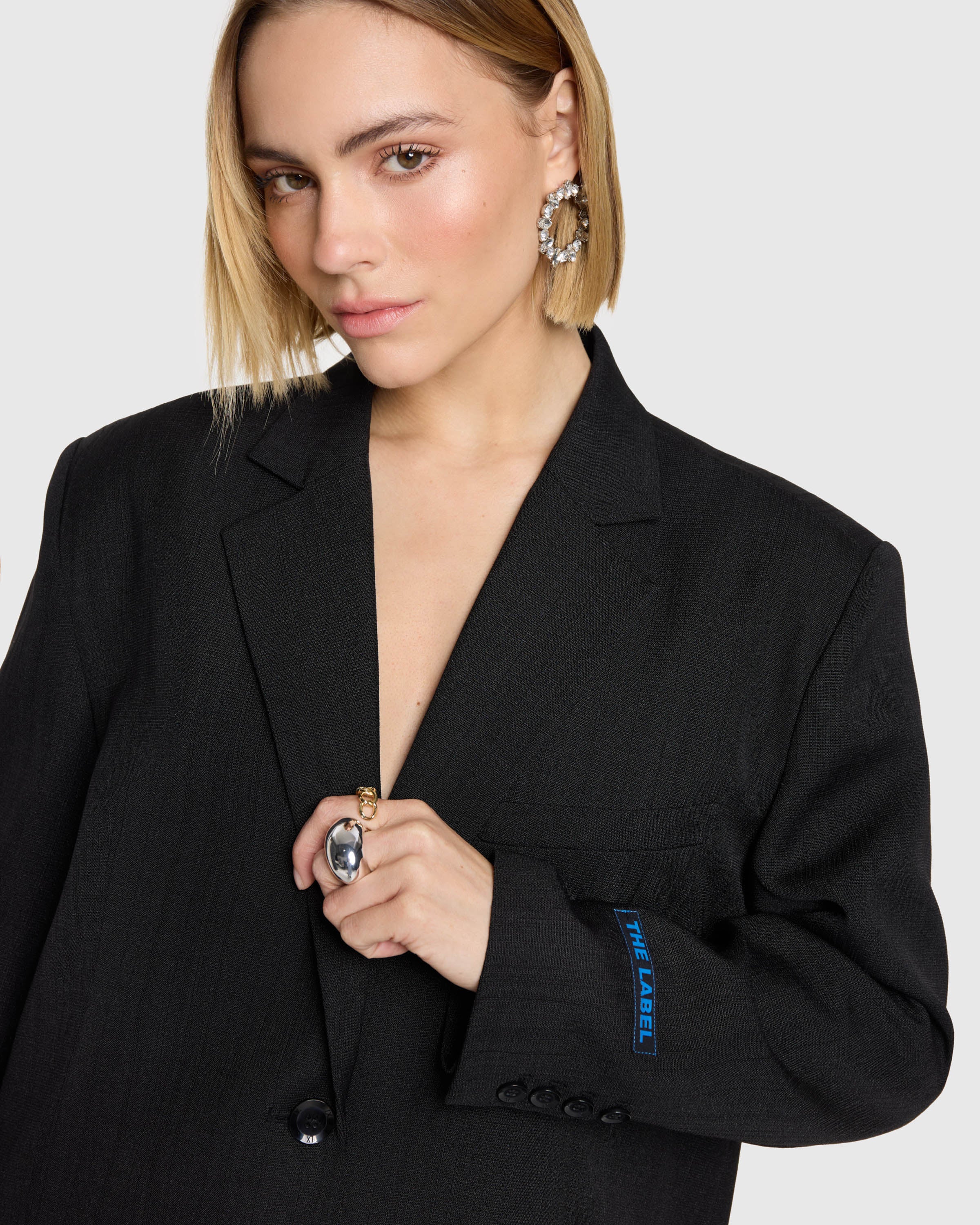 Woven Structure Blazer