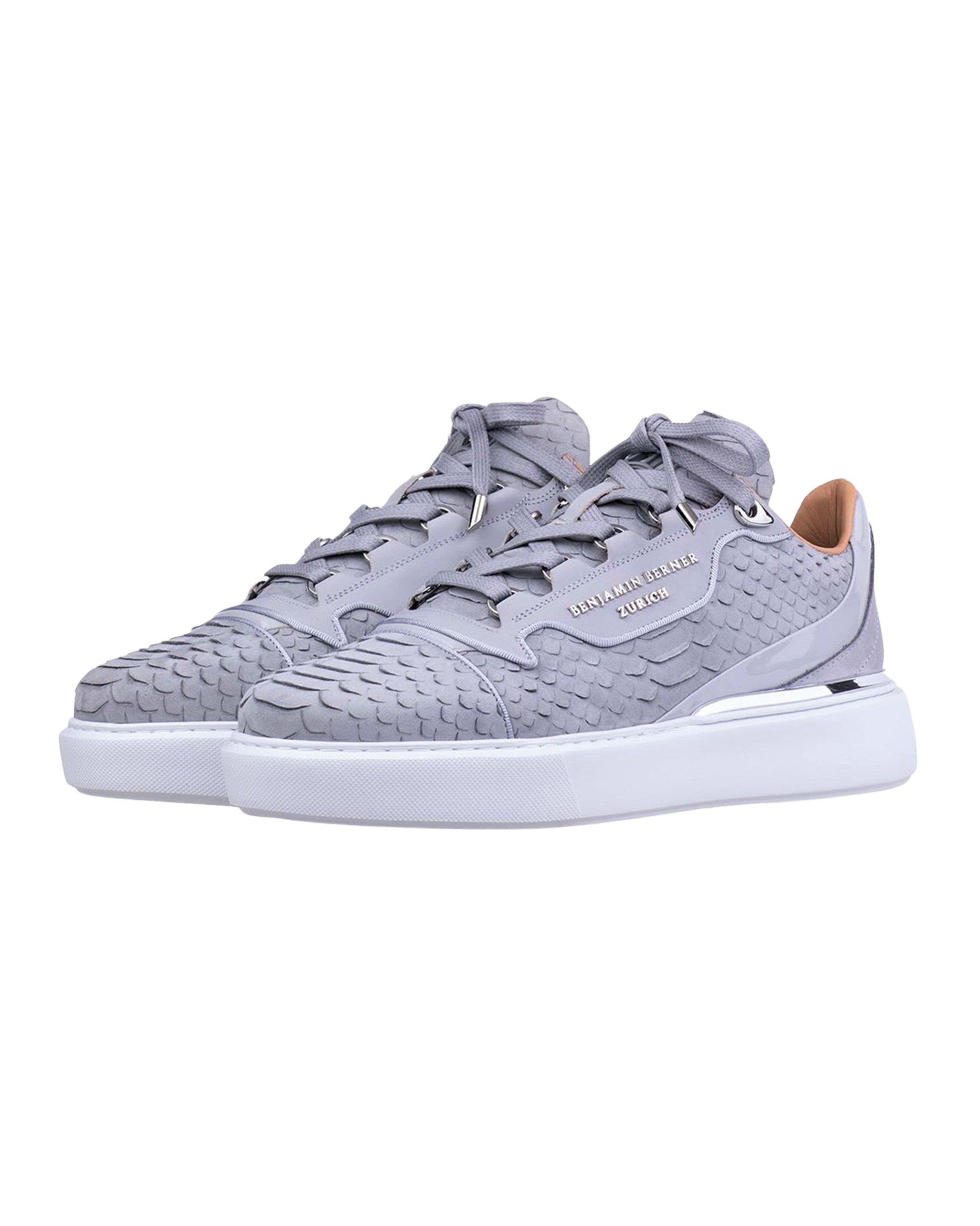 Raphael Low Top Python Cut-Matt Nappa Sneaker