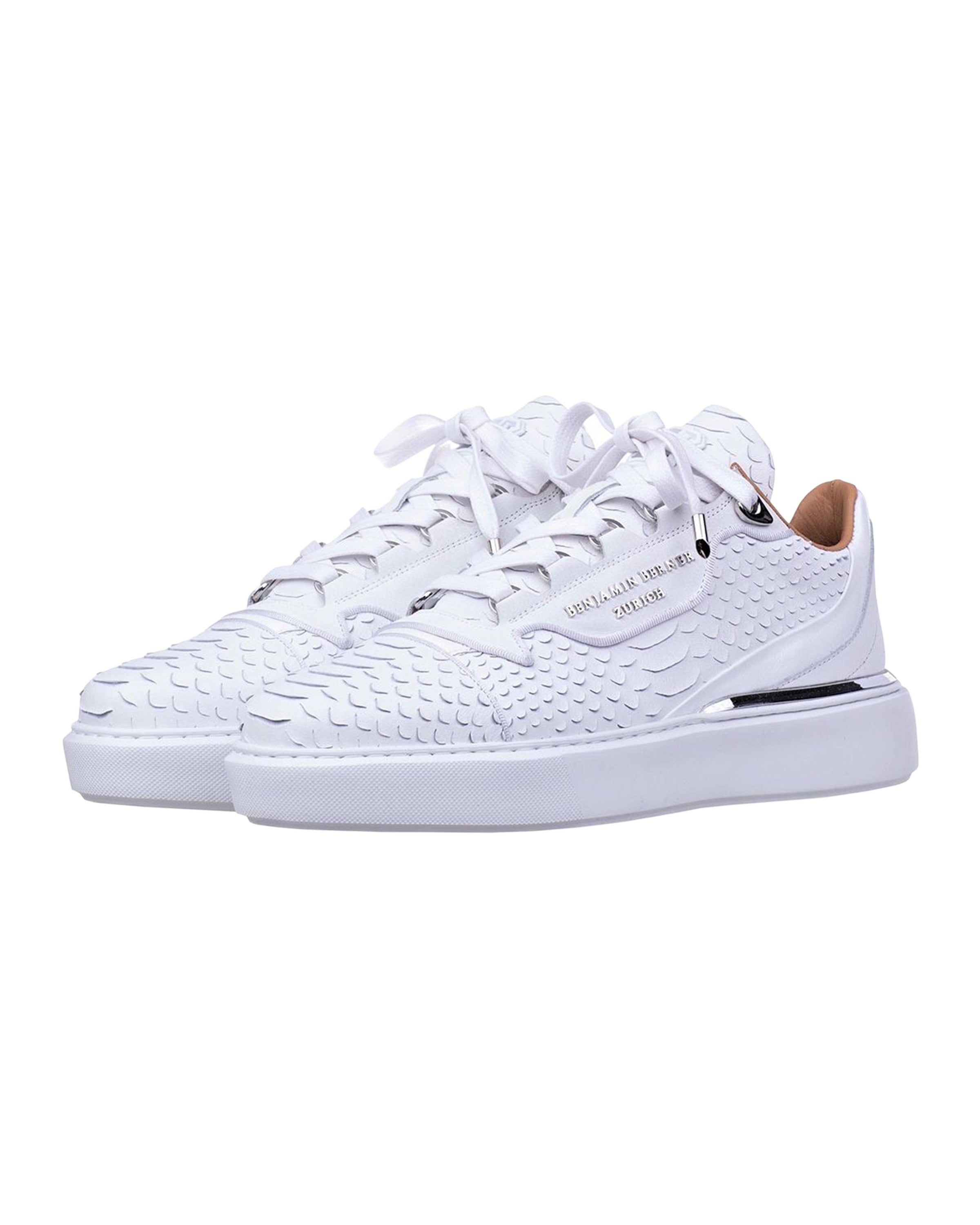 Raphael Low Top Python Cut-Matt Nappa Sneaker