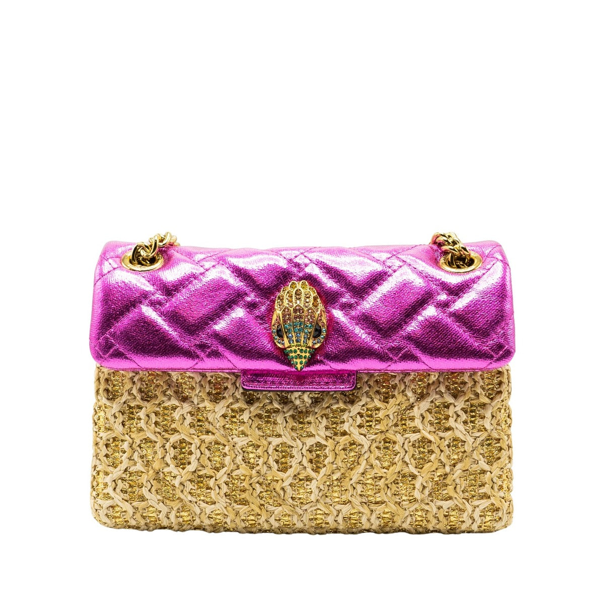 Raffia Kensington Schoudertas