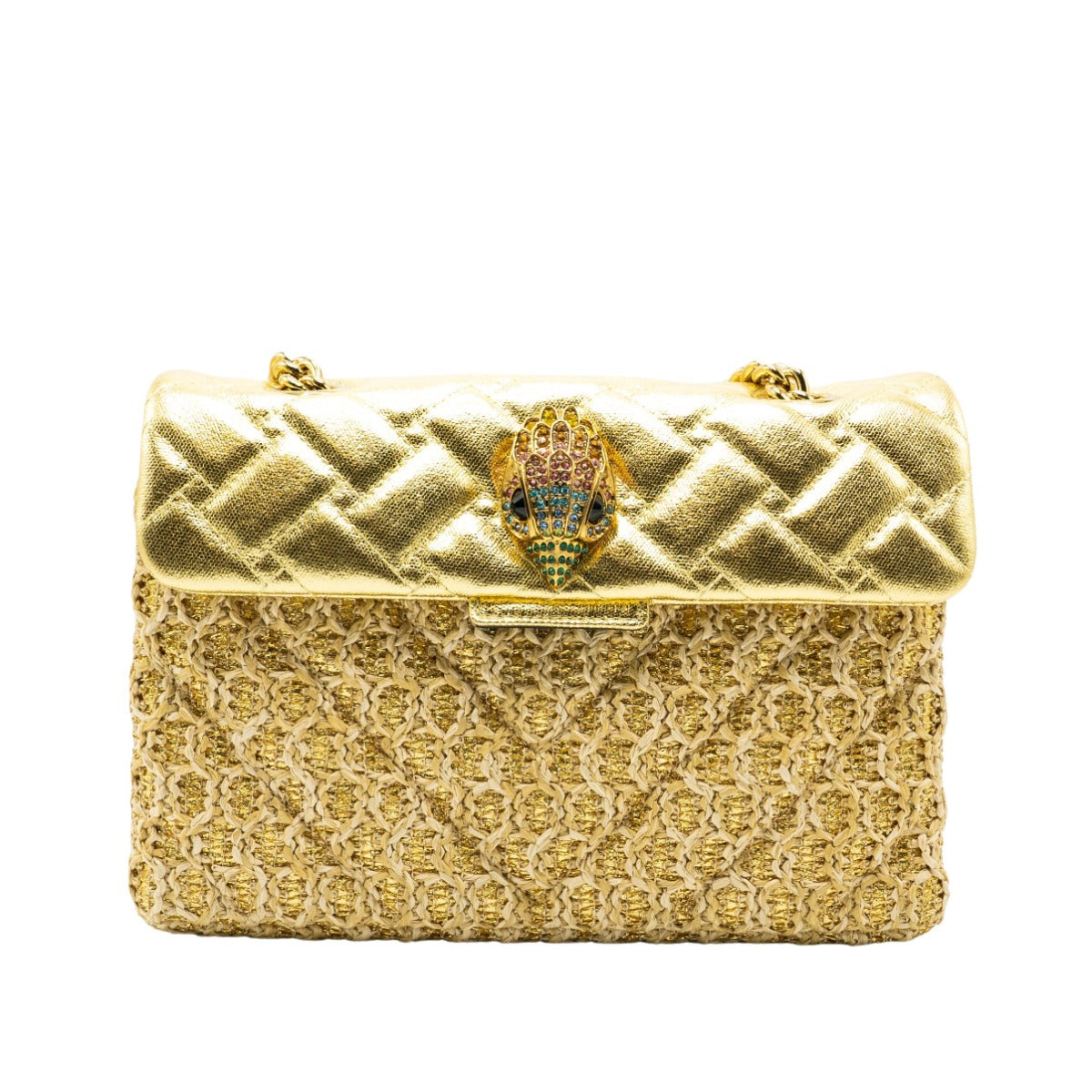 Raffia Kensington Schoudertas
