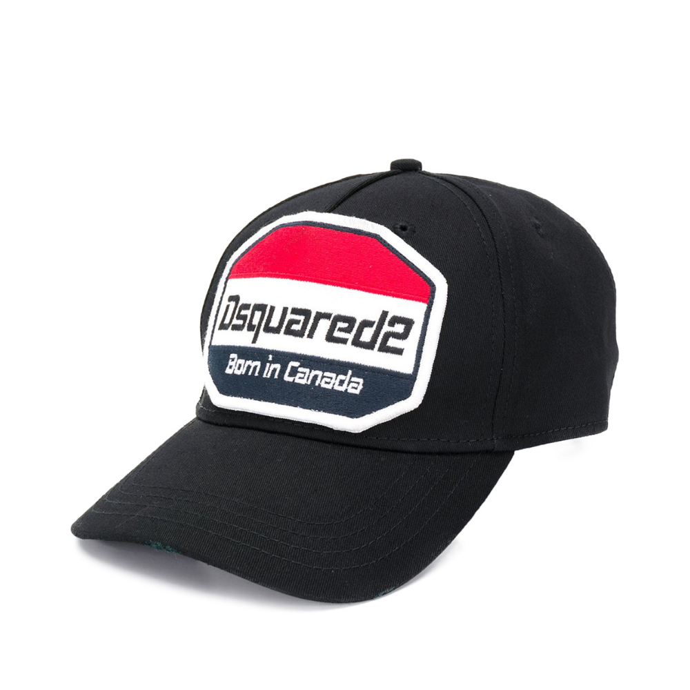 Baseball Pet Met Logoborduring Zwart