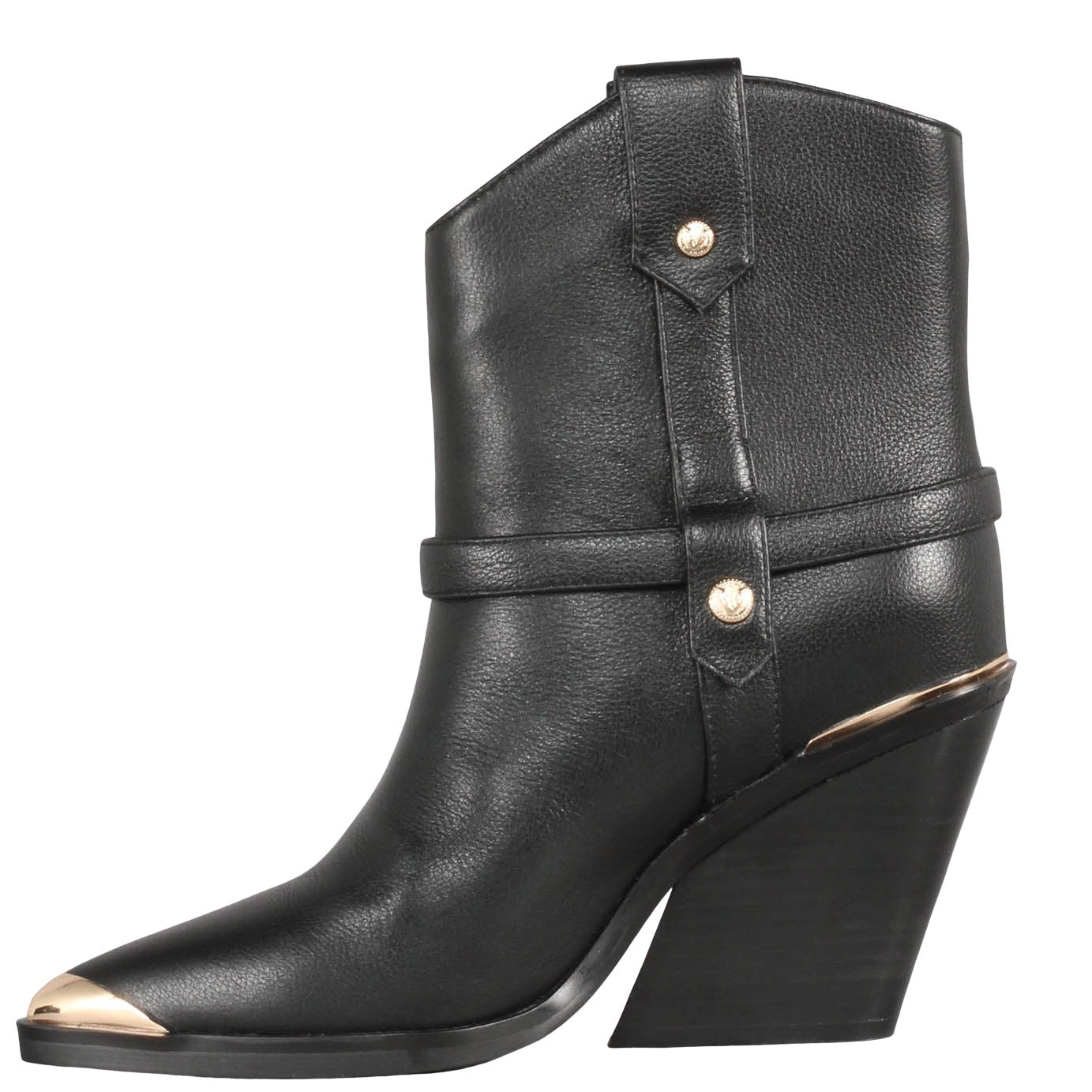 JV Leanna Enkellaarsjes Met Puntneus Zwart