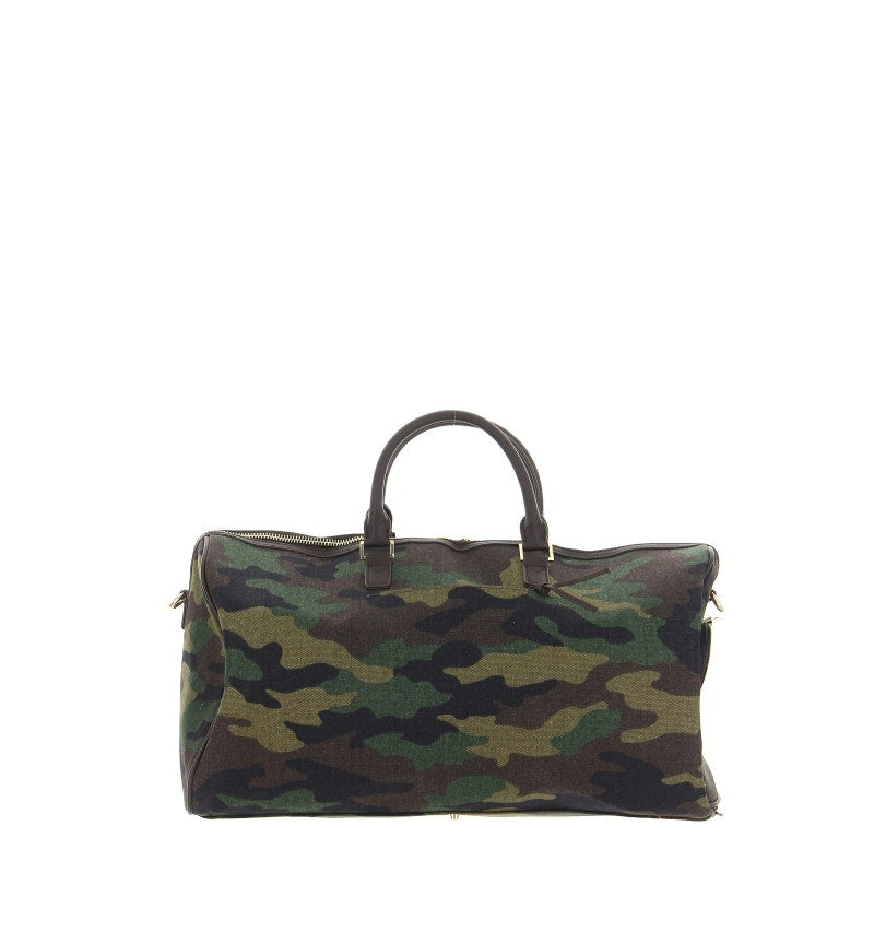 Shark Shape Check Duffle Handtas