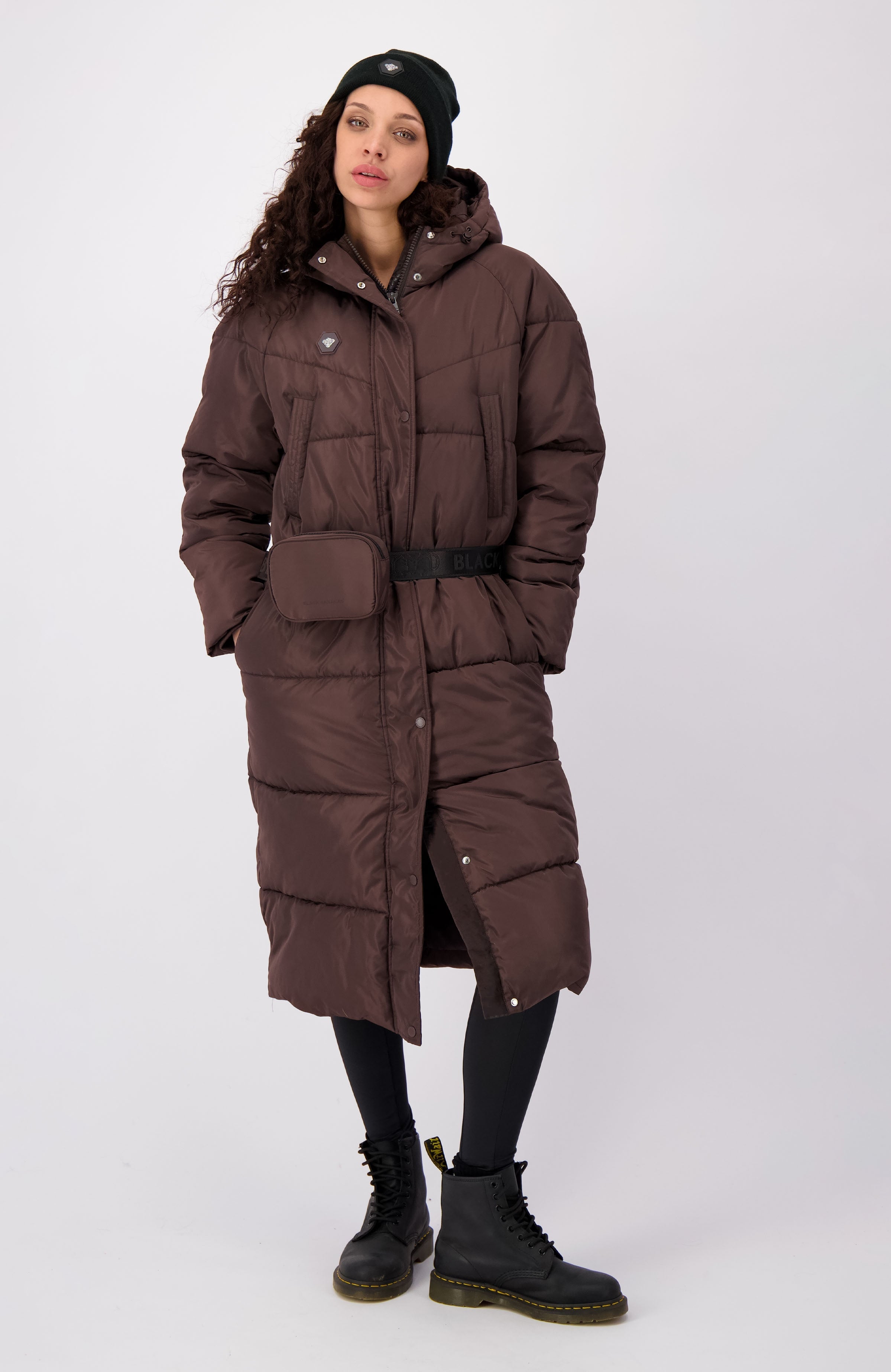 Belted Puffer Jas