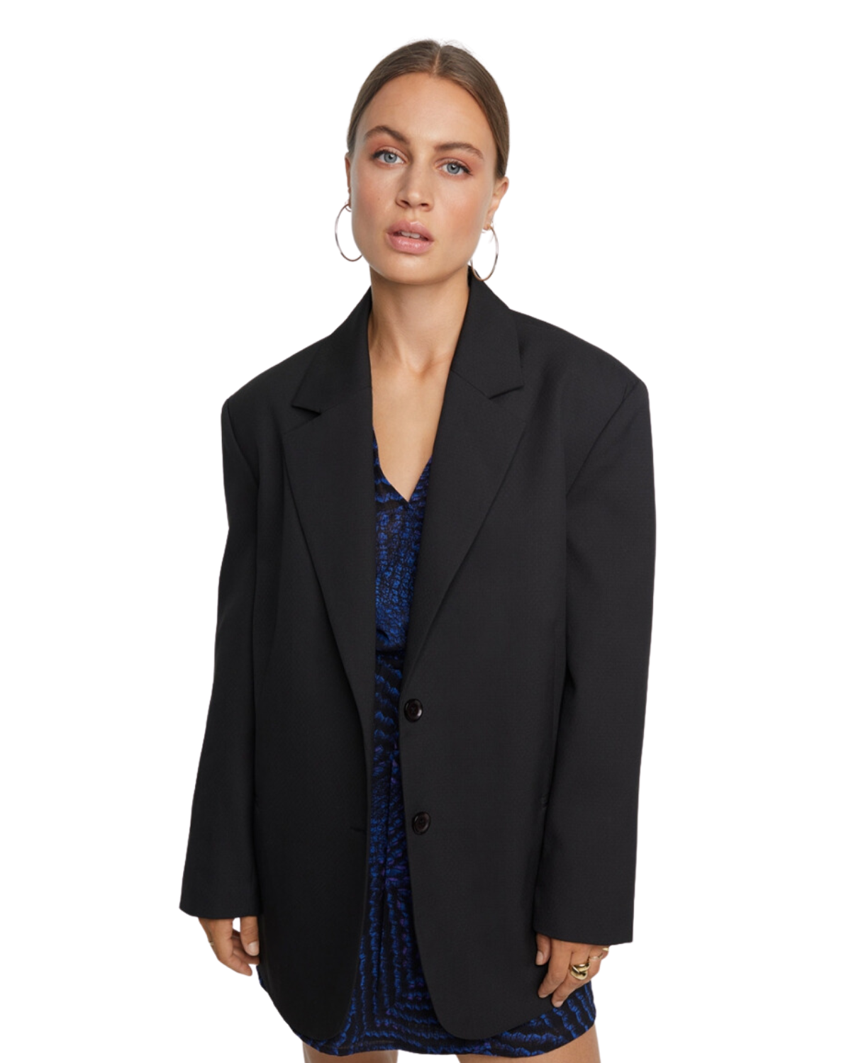 Clean Stretch Oversized Blazer