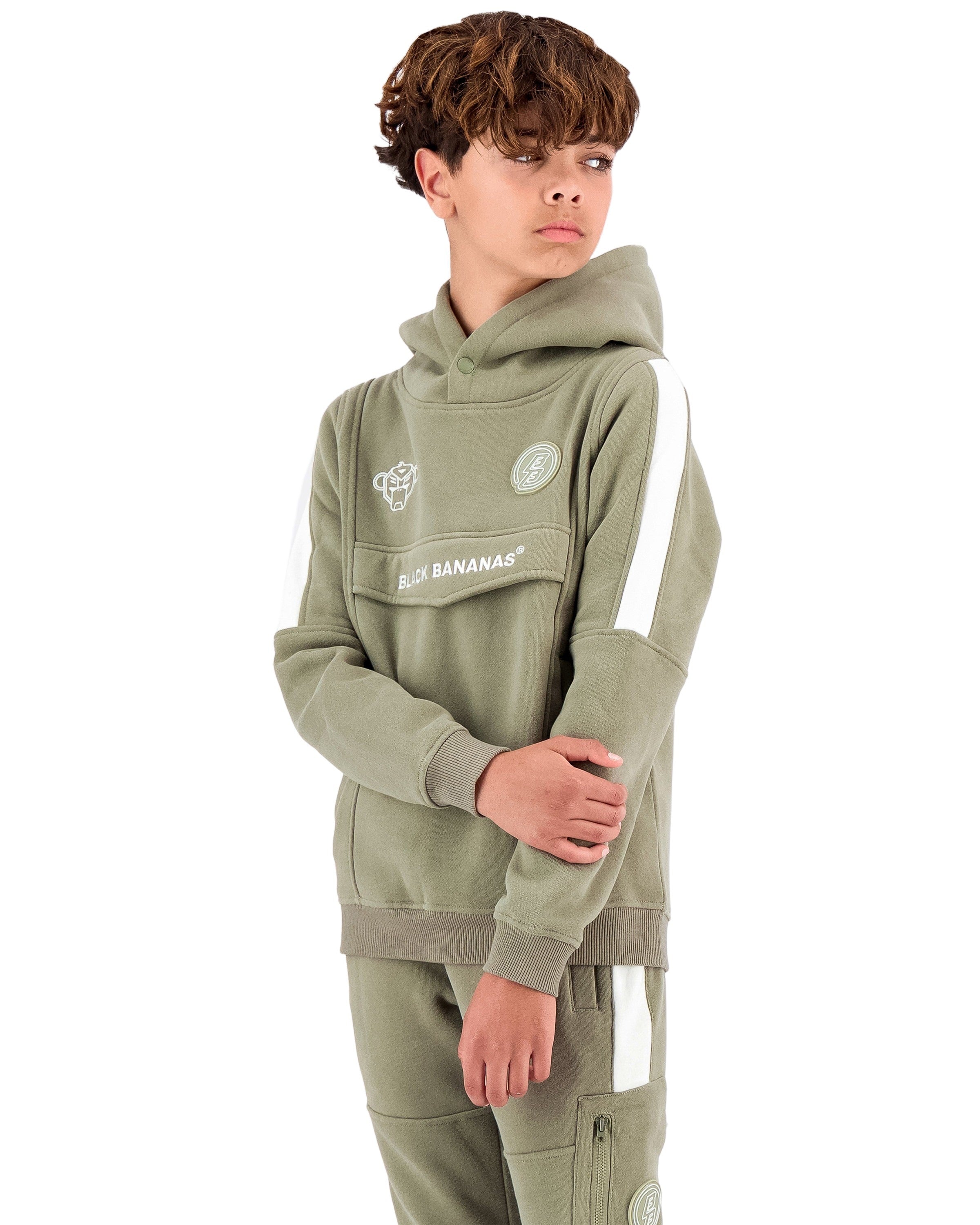 Jr Anorak Stripe Hoodie