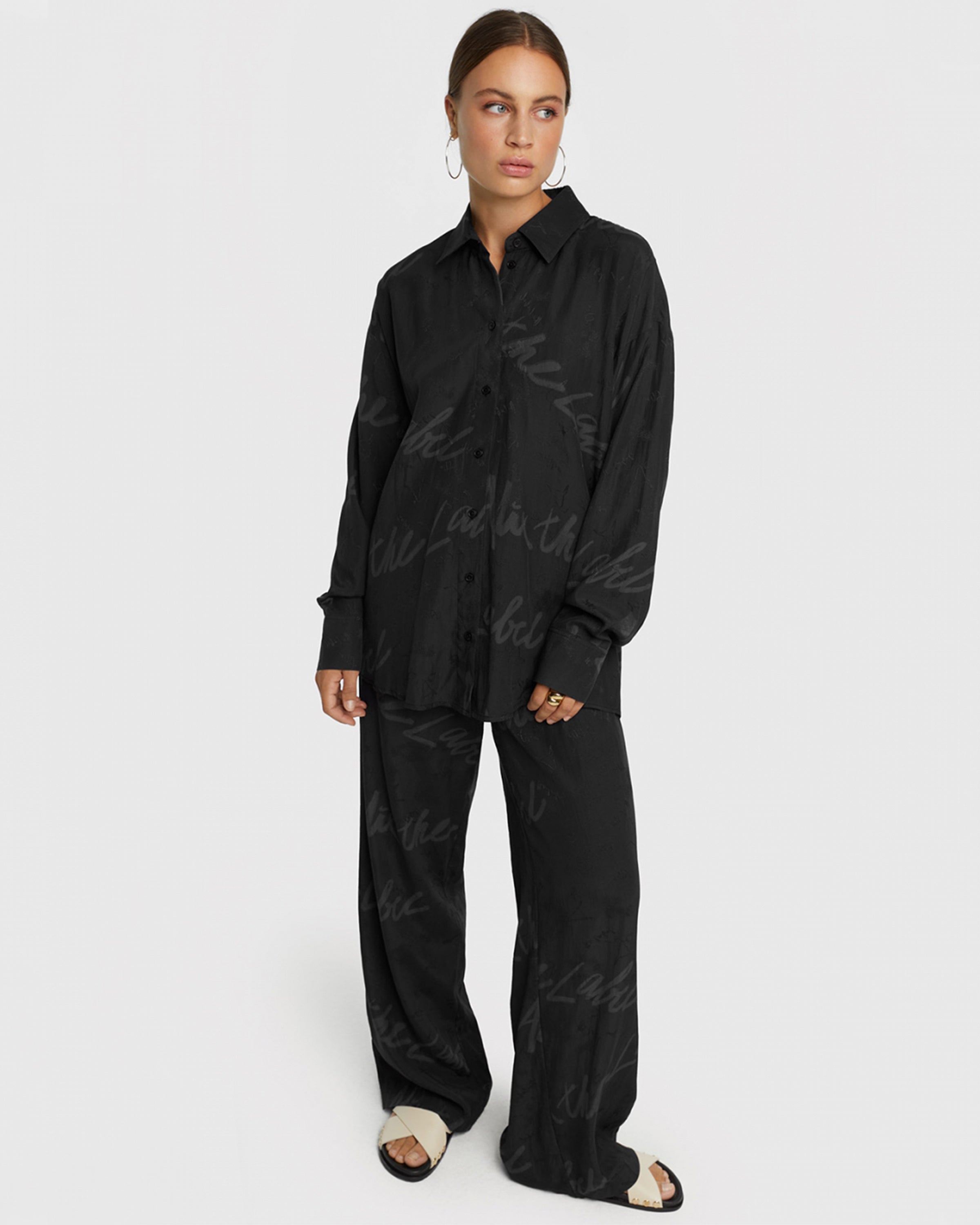 Painted Alix Oversized Blouse