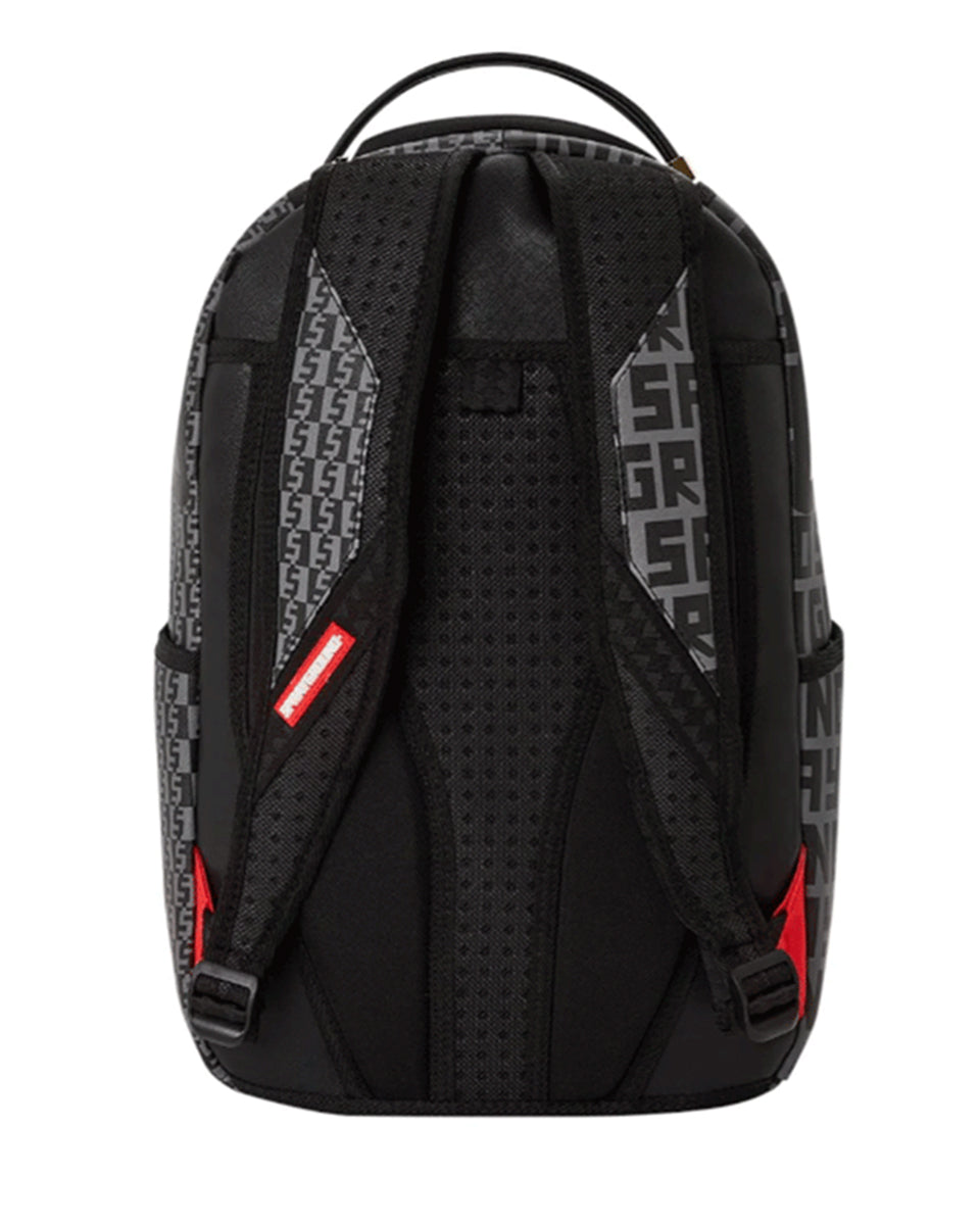 SPLIT INFINITY CHECK IN GREY BACKPACK