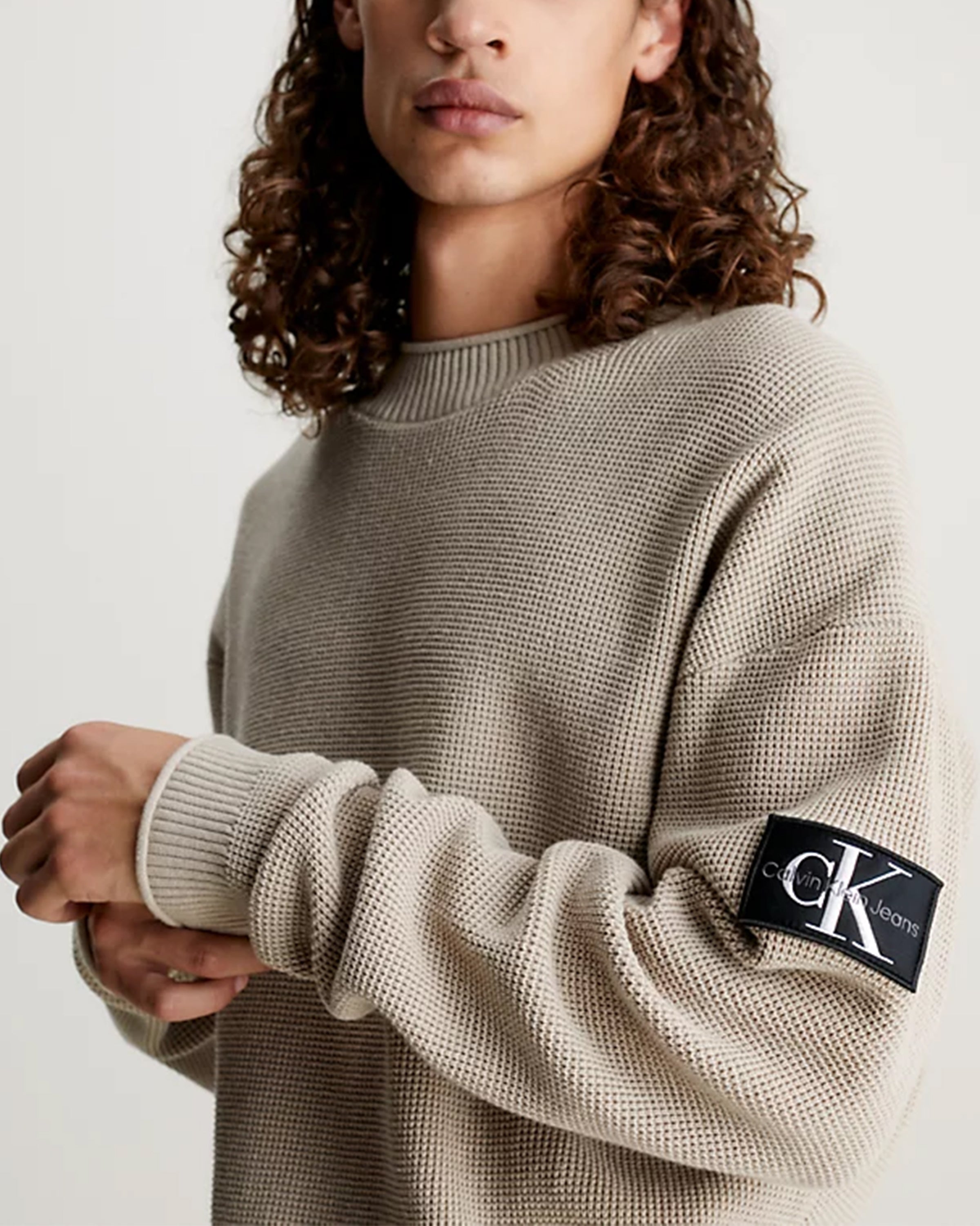 Badge Relaxed Sweater