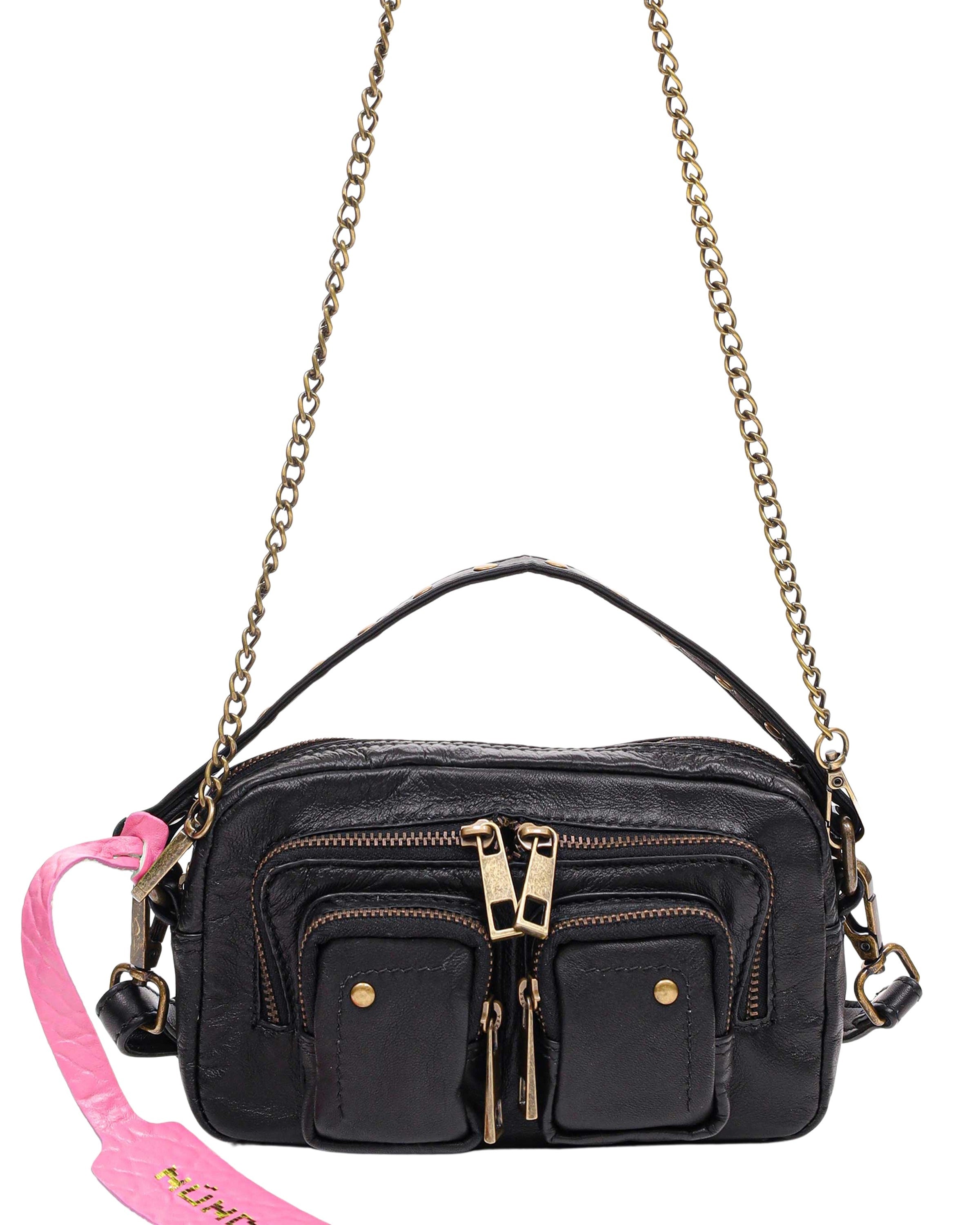 Helena Sheep Black Met Goud Crossbody Tas