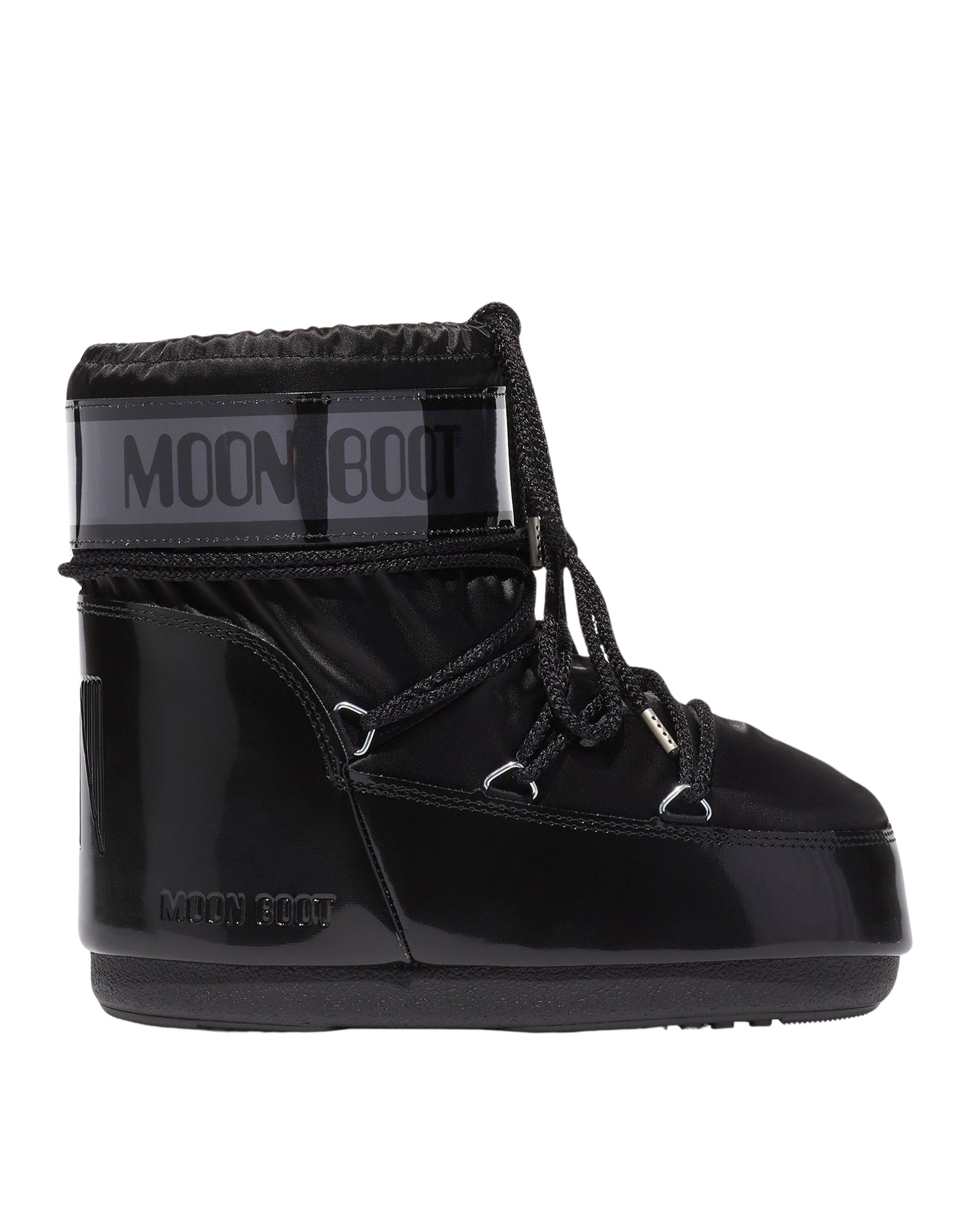 Snowboots Icon Low Black Satin