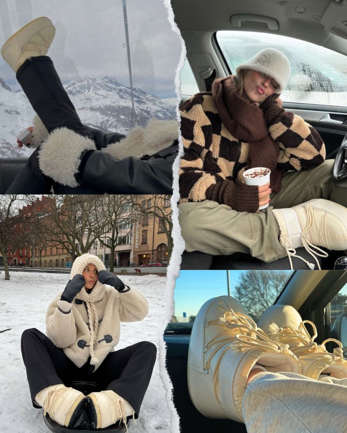 Snowboots Icon Low Cream Nylon