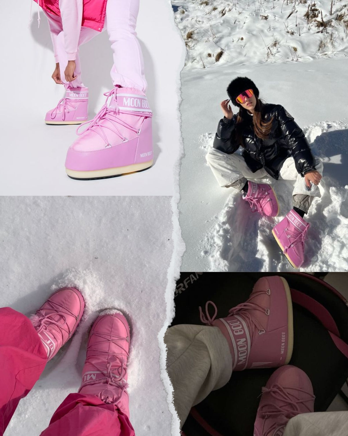 Snowboots Icon Low Pink Nylon
