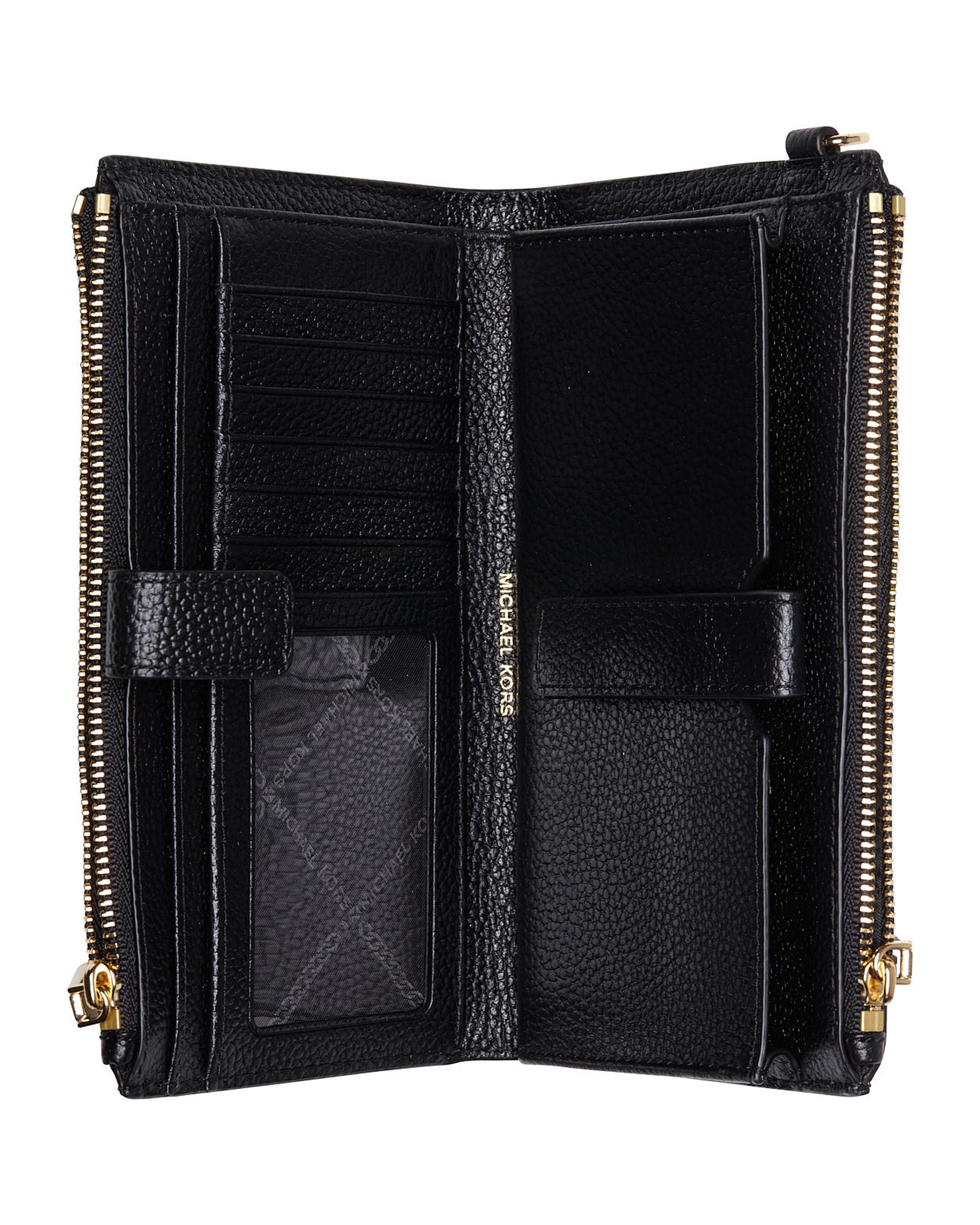 Double Zip Wristlet Portemonnee