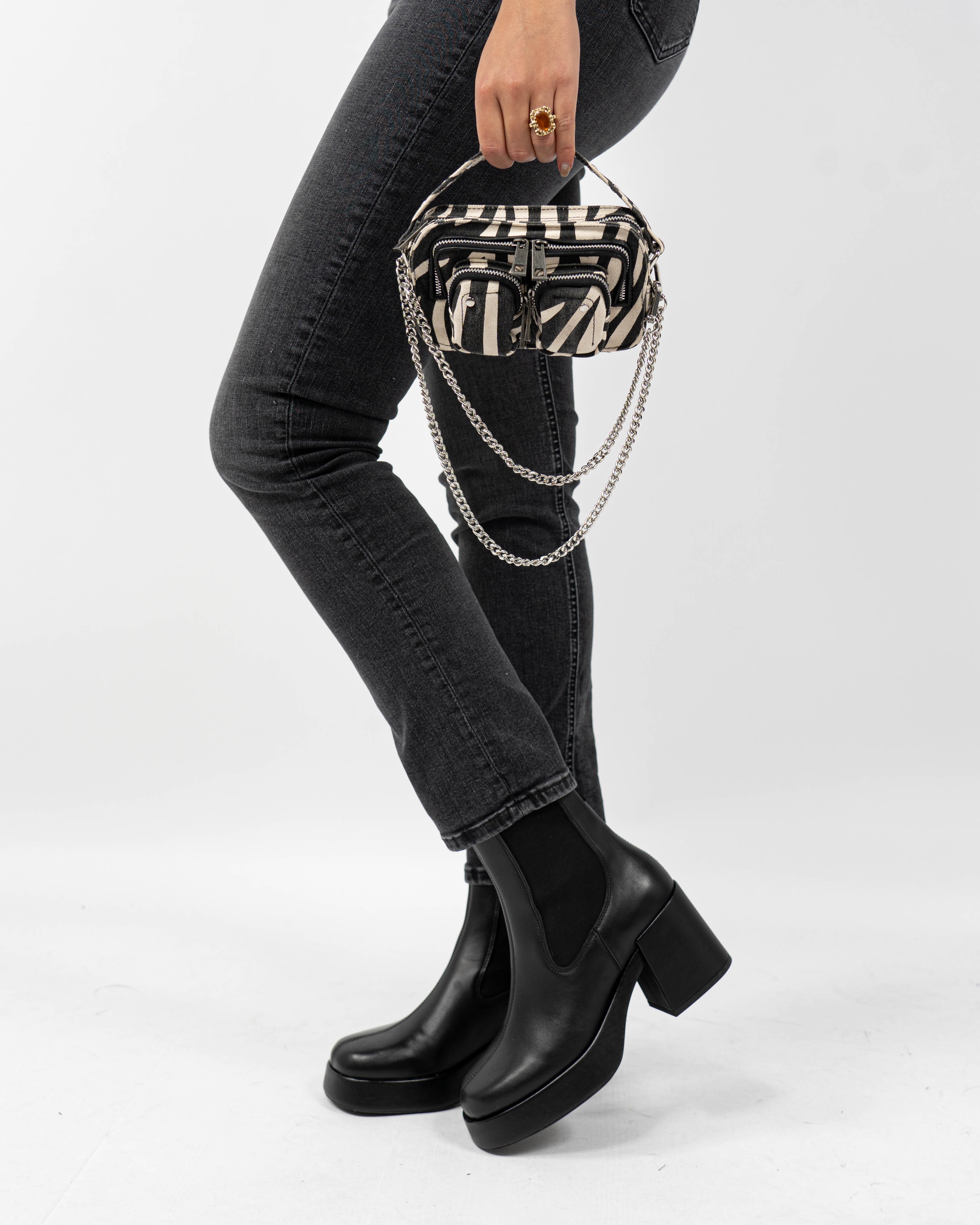 Helena Recycled Canvas Zebra