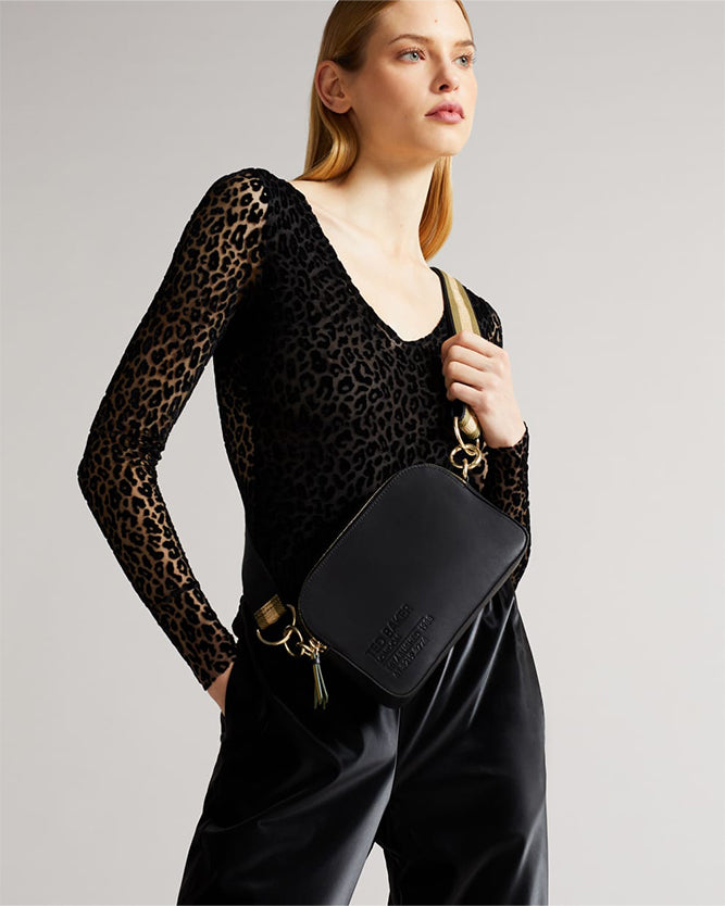 Darcelo Webbing Camera Schoudertas