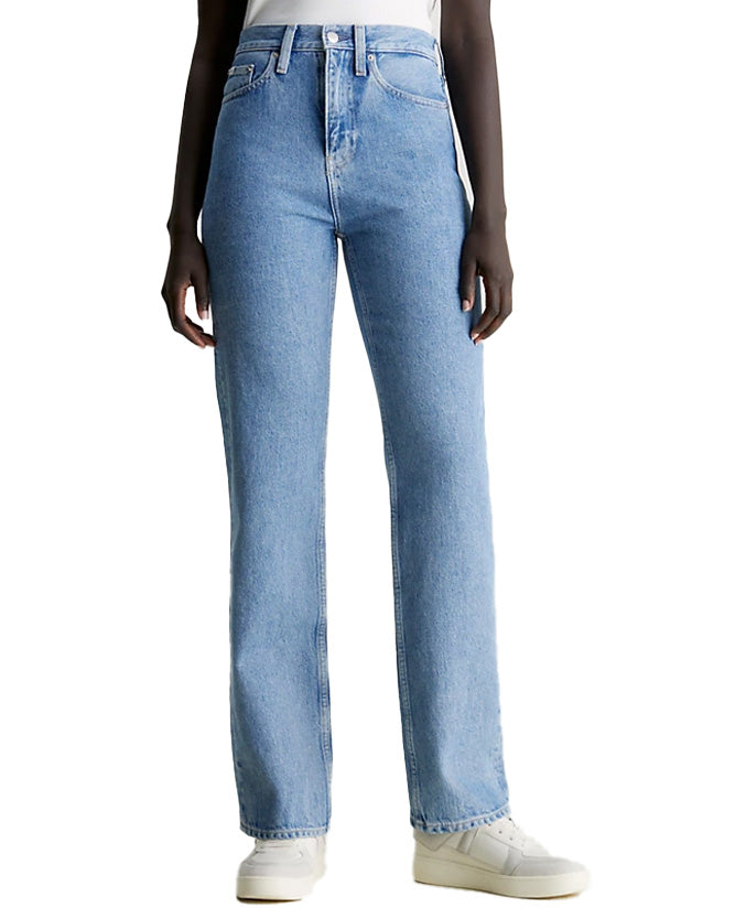 High Rise Straight Jeans