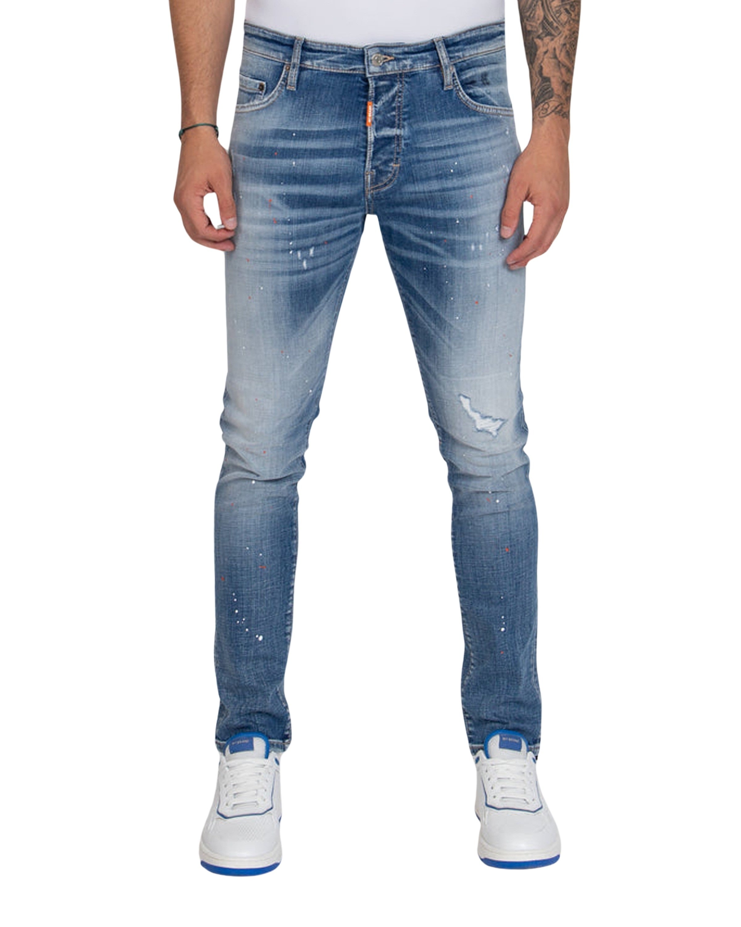 Orange And White Spotted