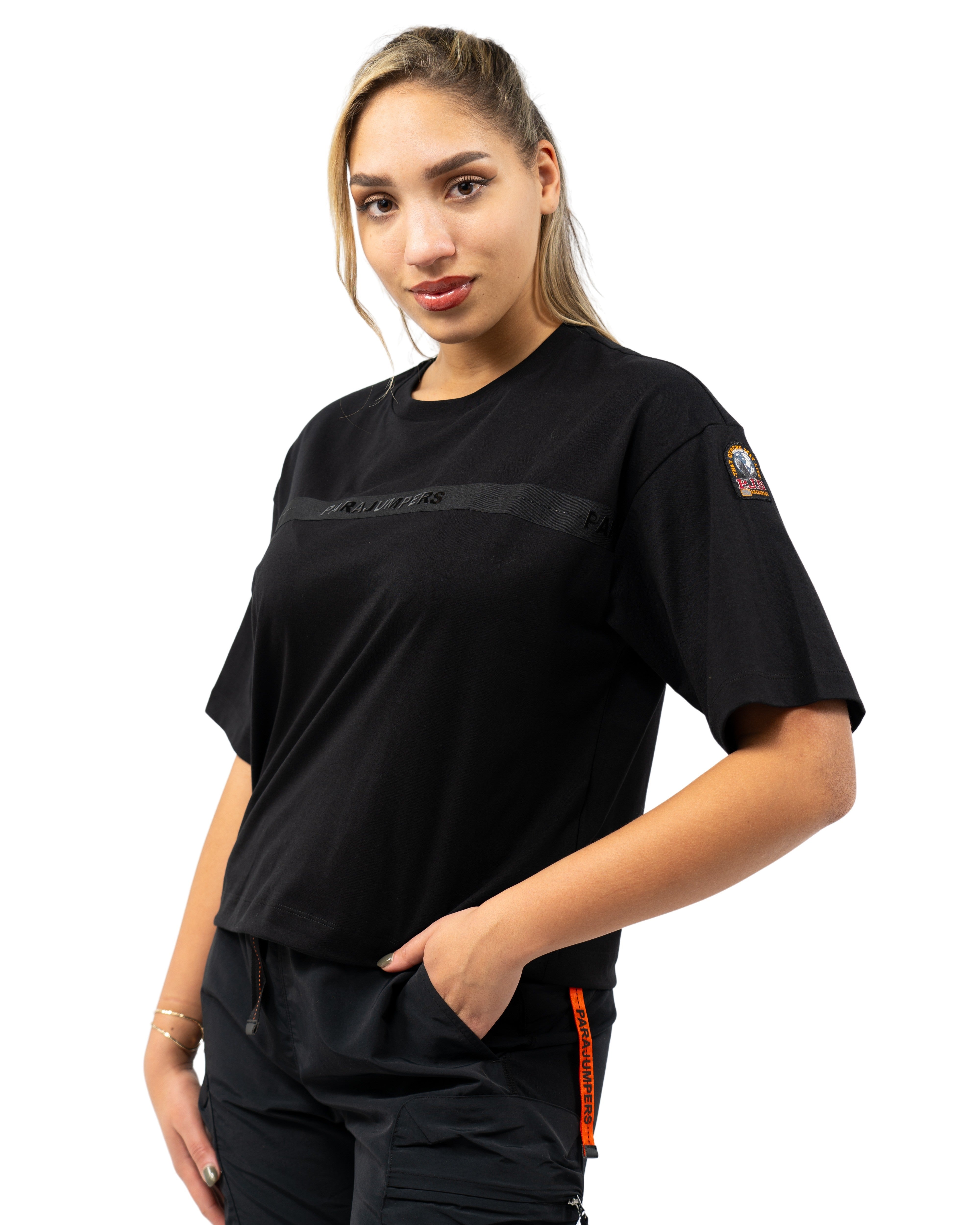 Spazio Crop Top Space Fleece
