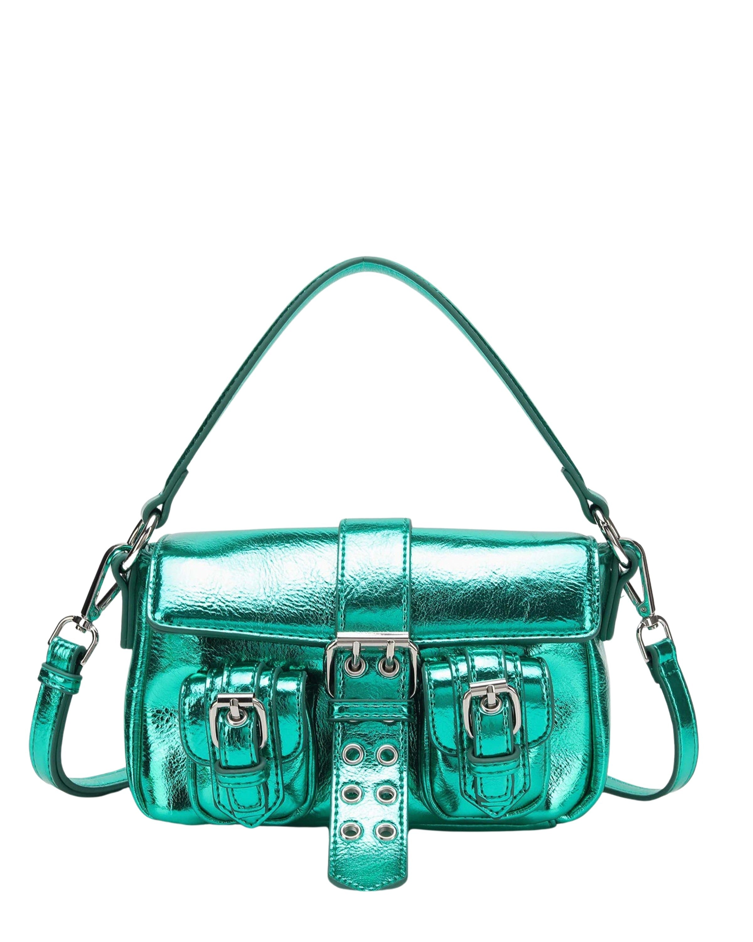 Small Honey Buckle Recycled Cool Green Crossbody