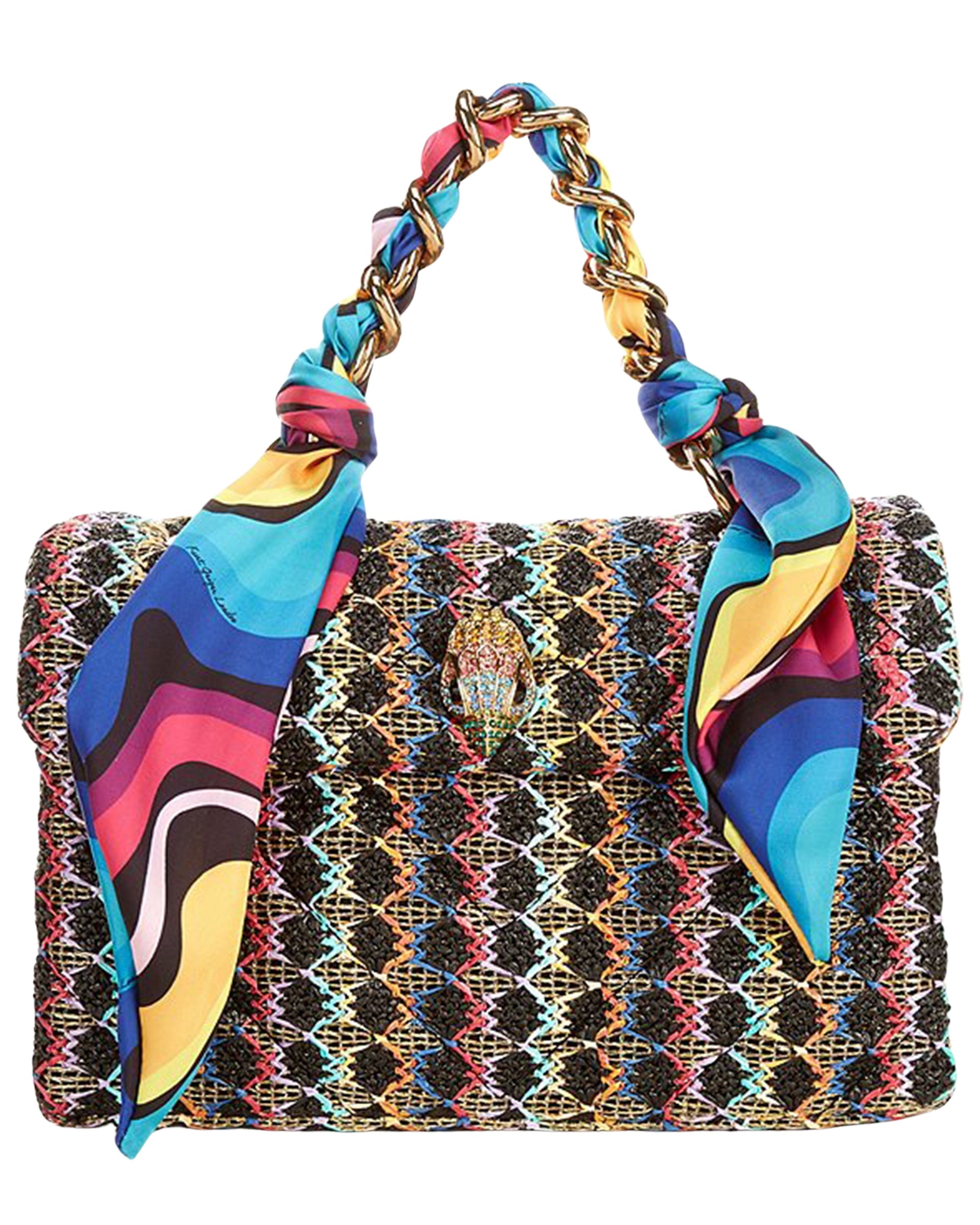 Raffia Kensington Schoudertas