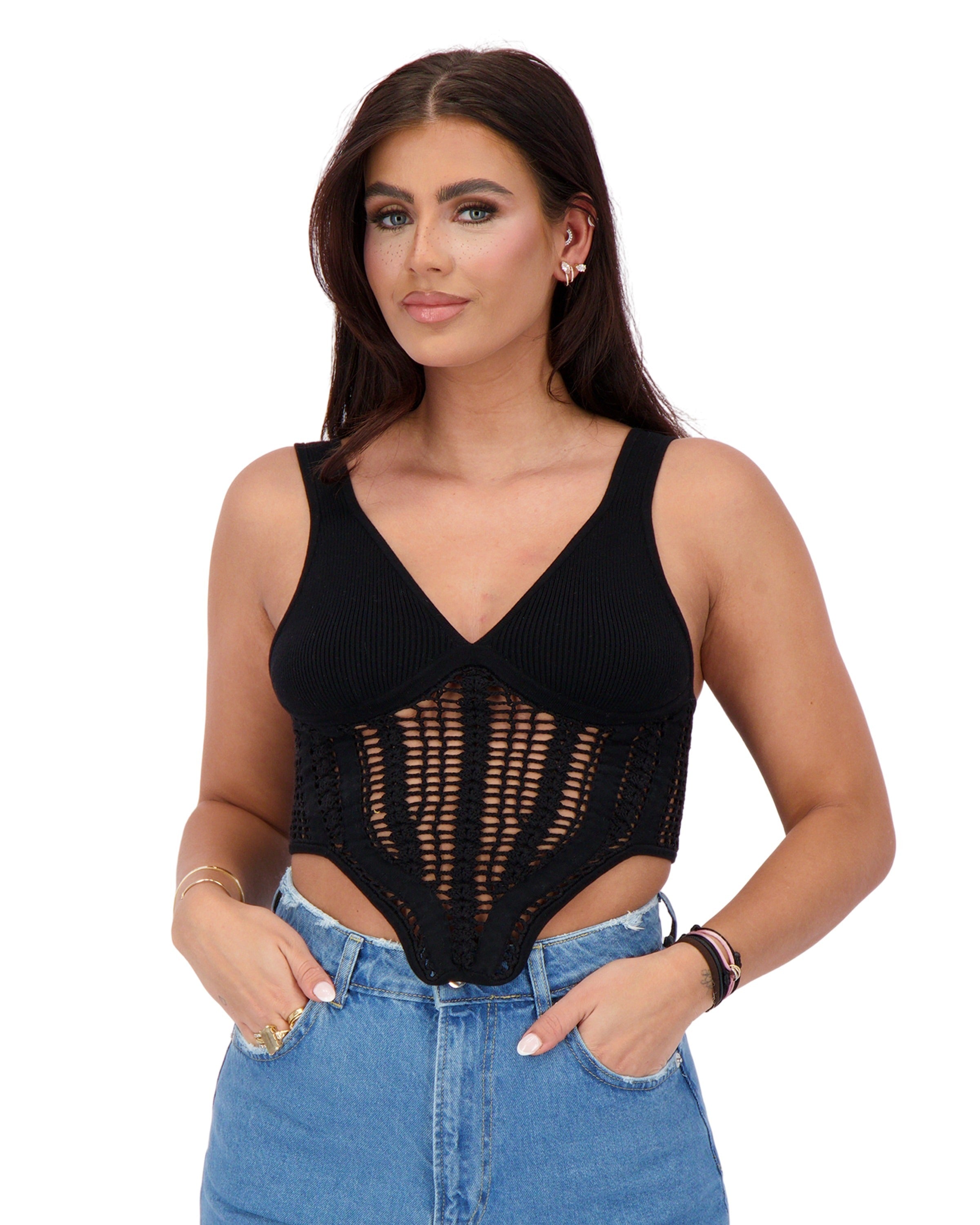 Anna Crochet Top