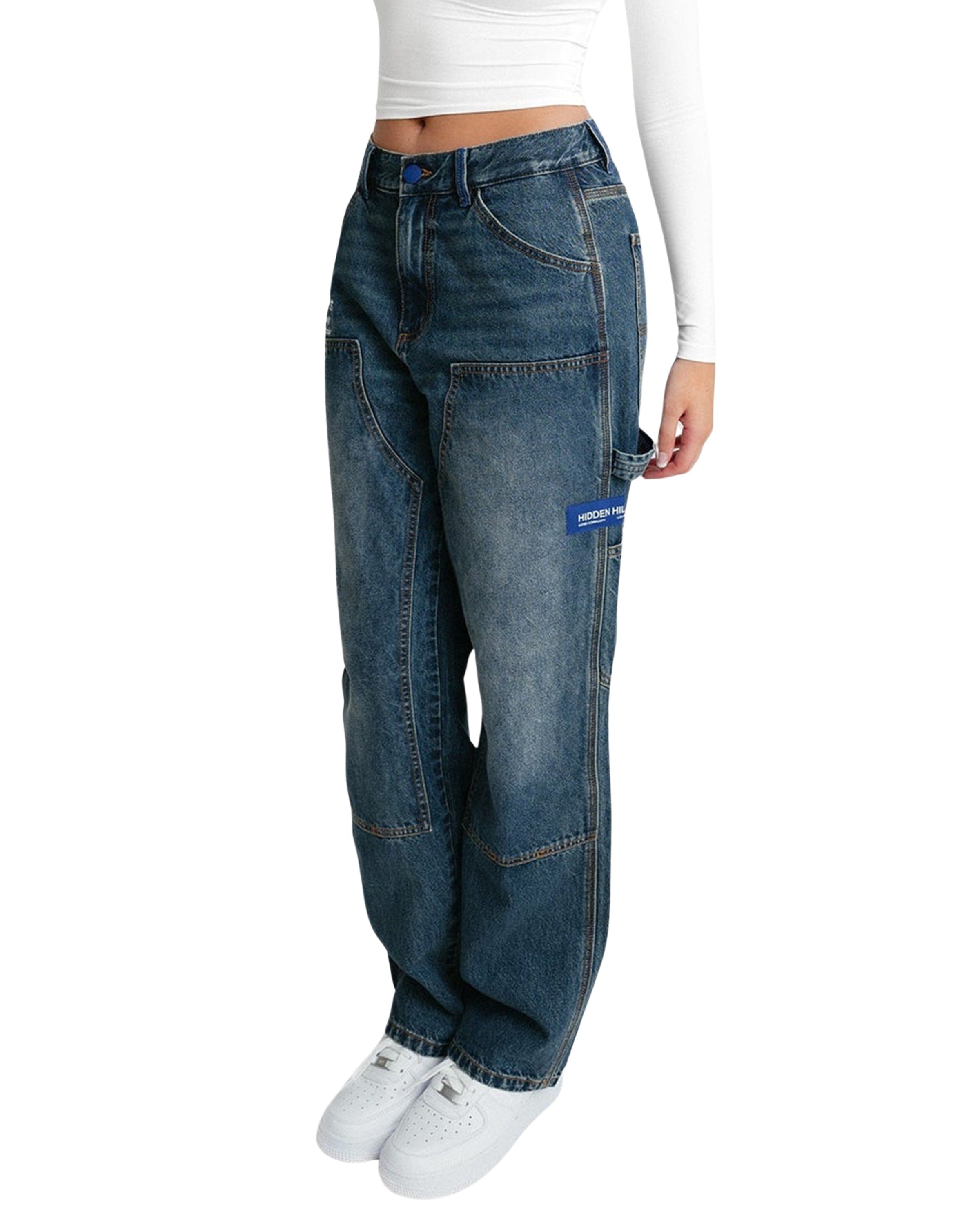 Blue Carpenter Label Jeans