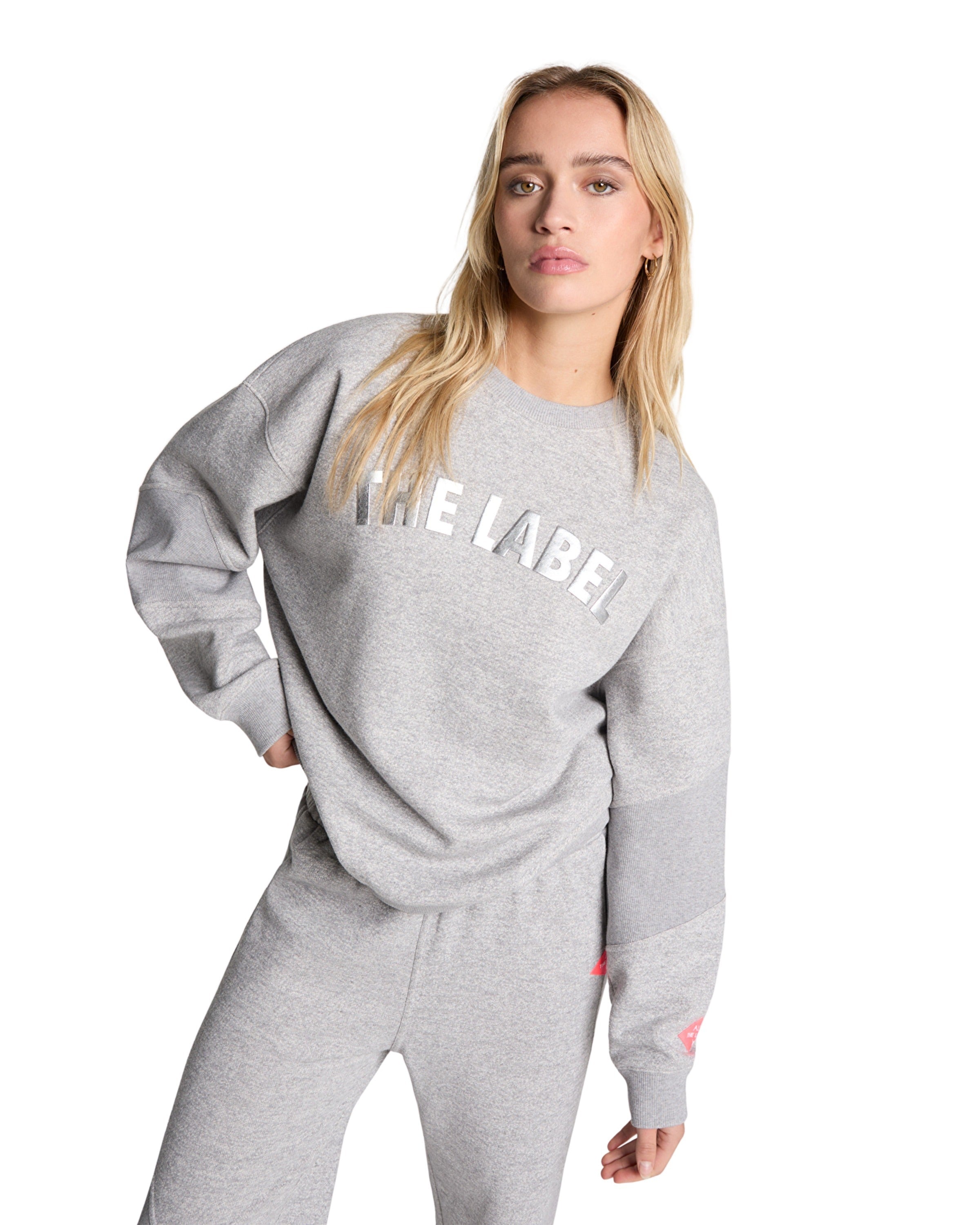 Knitted Melange Rib Sweater