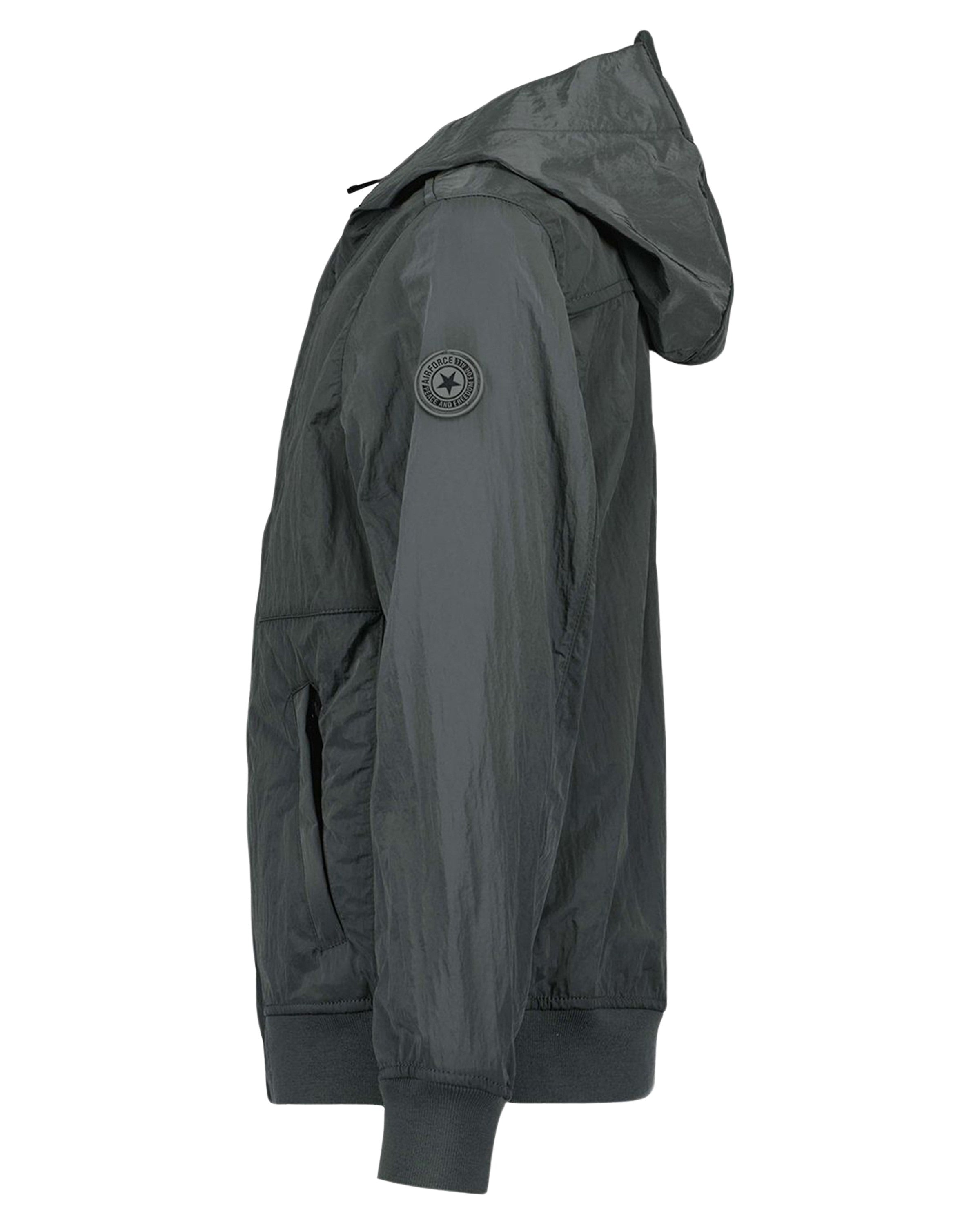 Waxed Crinkle Fabric Jacket