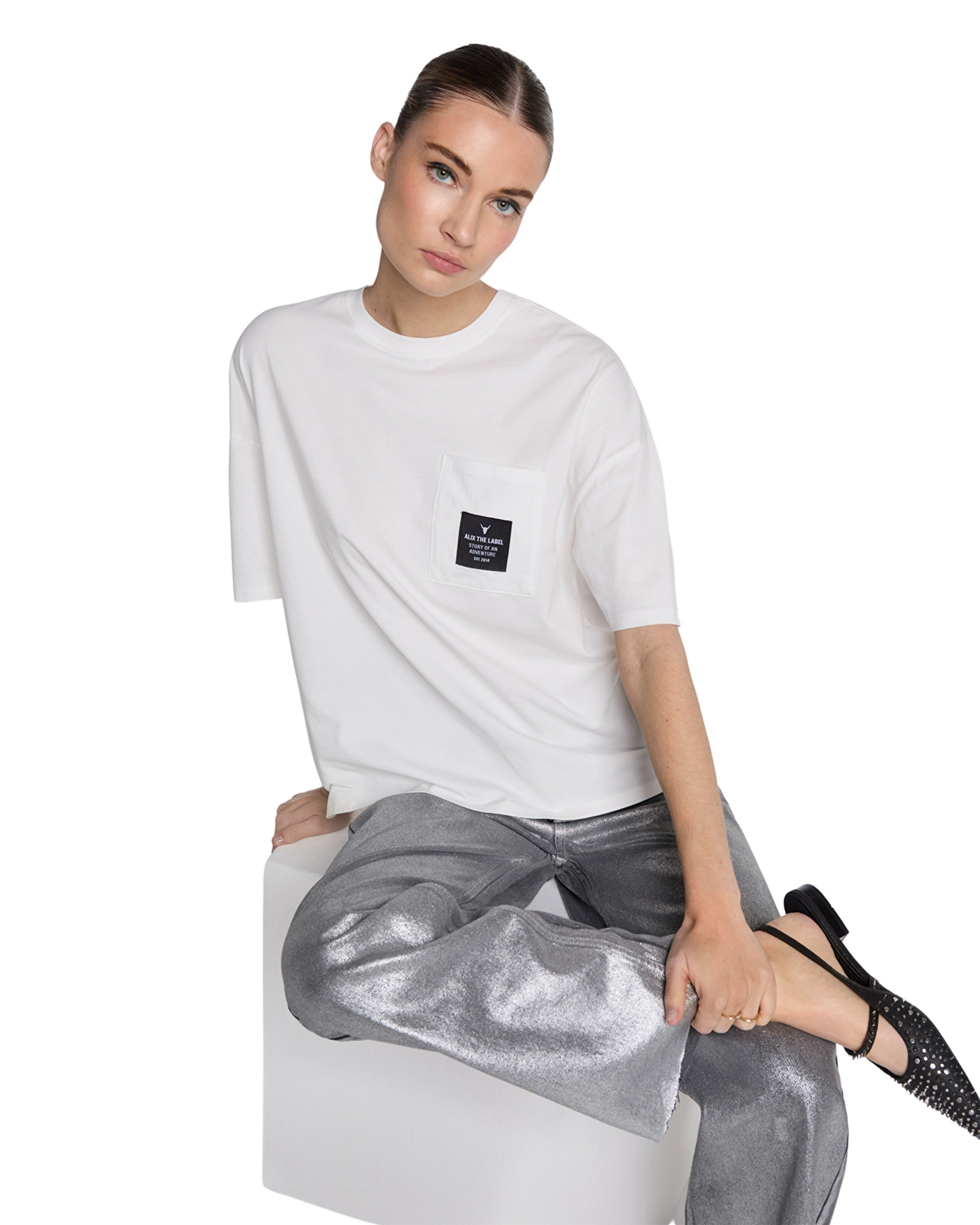 Knitted Label T-Shirt