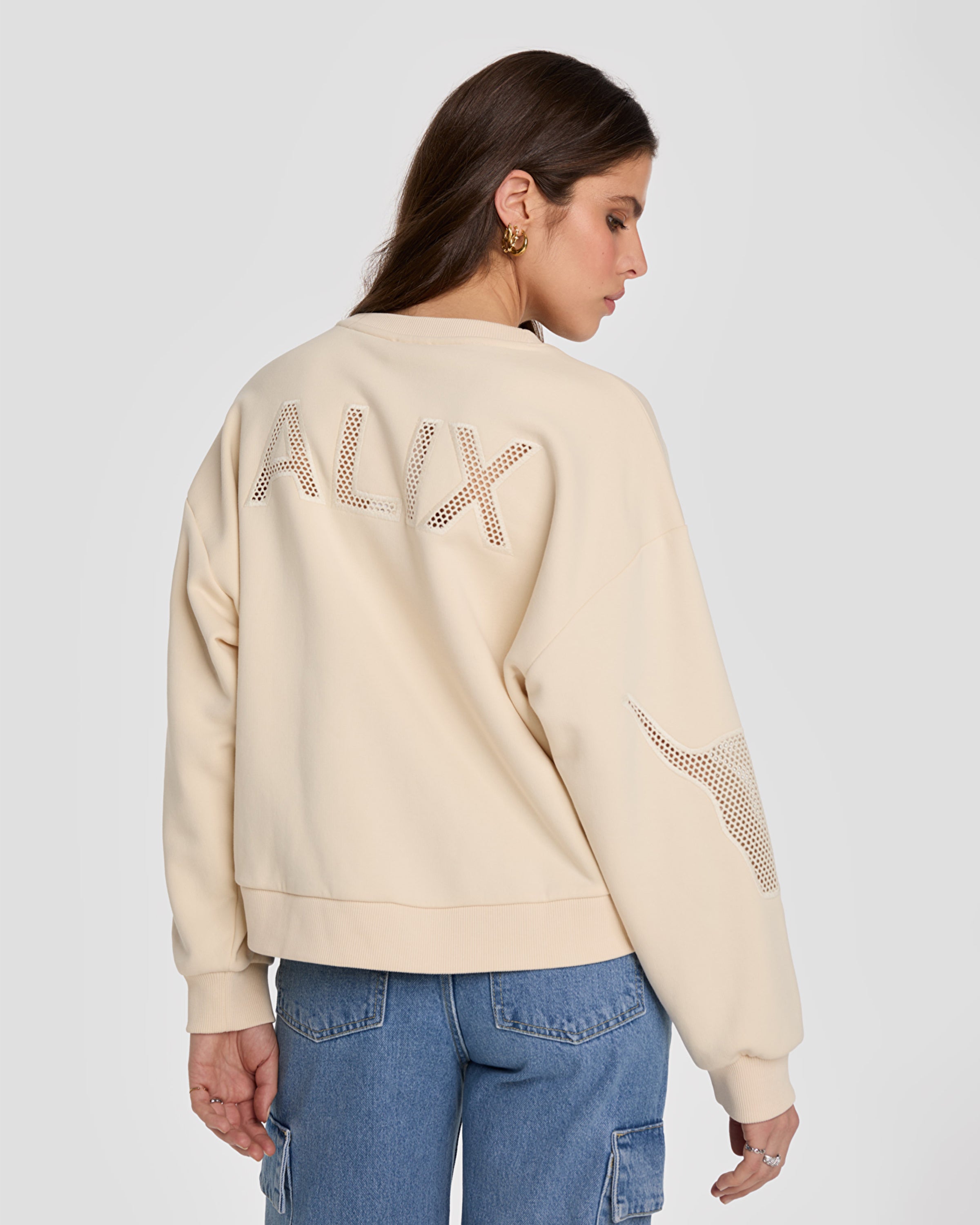 Knitted Mesh Sweater