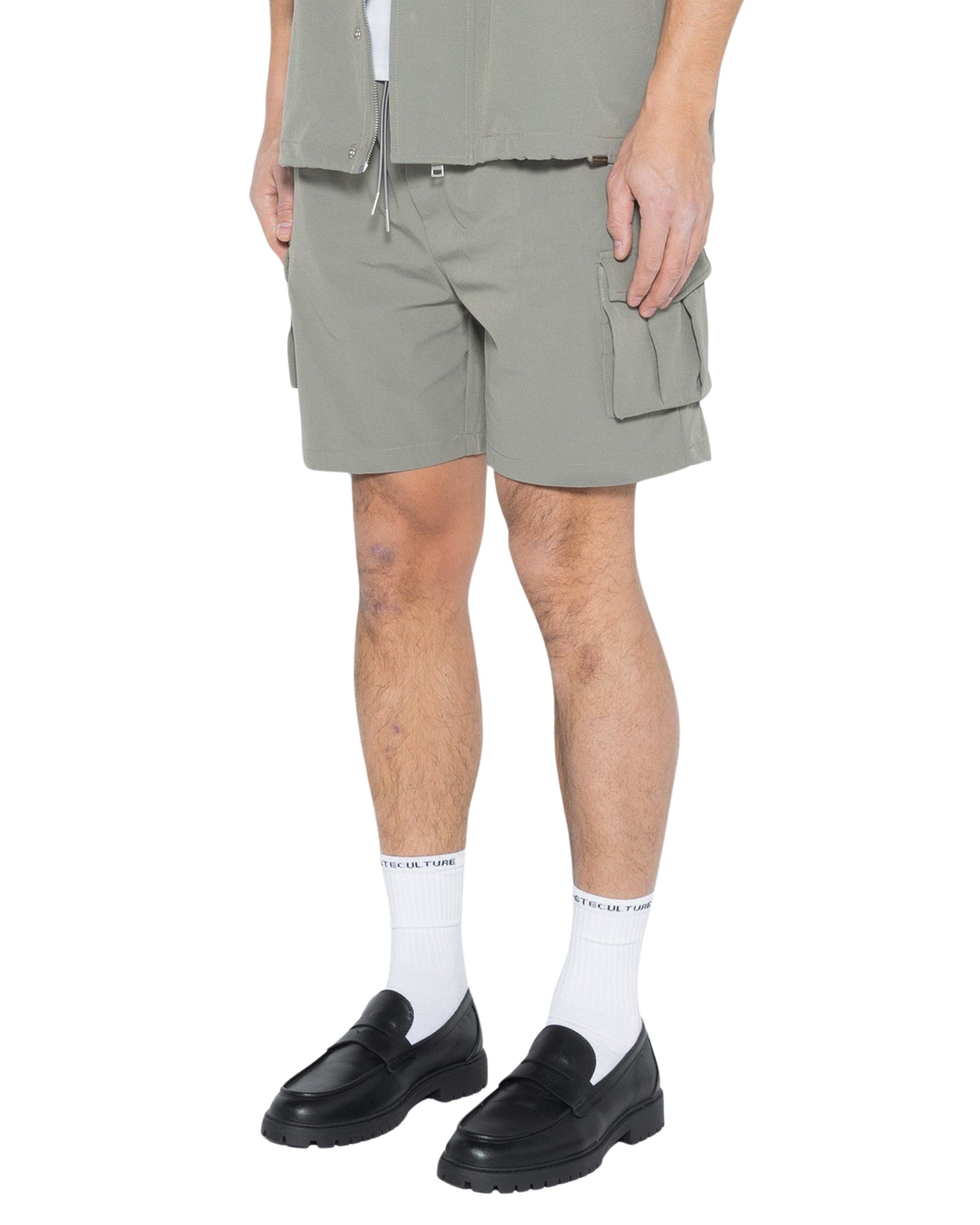 Haris Nylon Cargo Pants Shorts