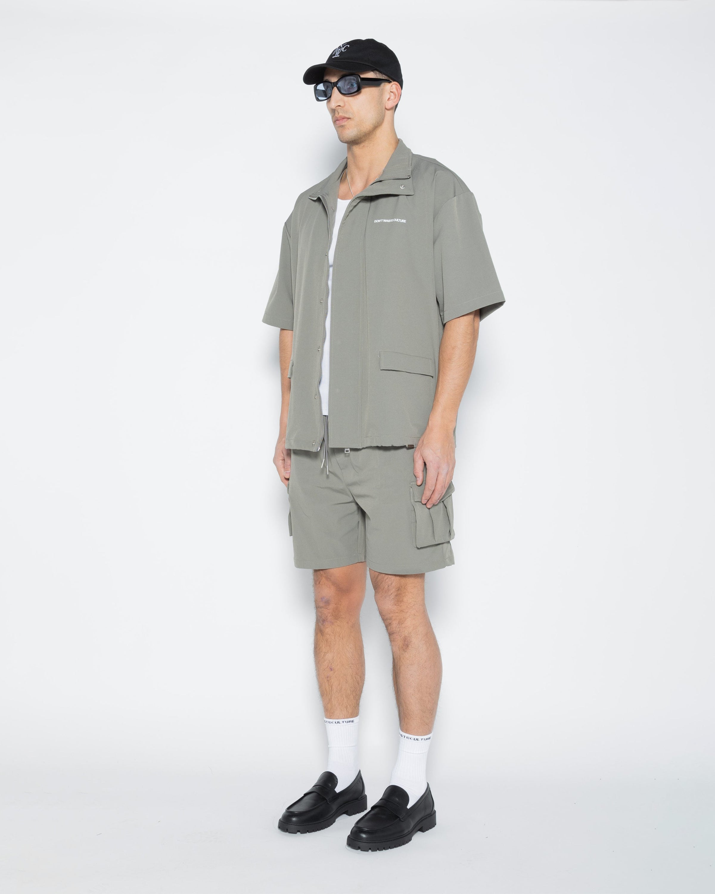 Haris Nylon Cargo Pants Shorts