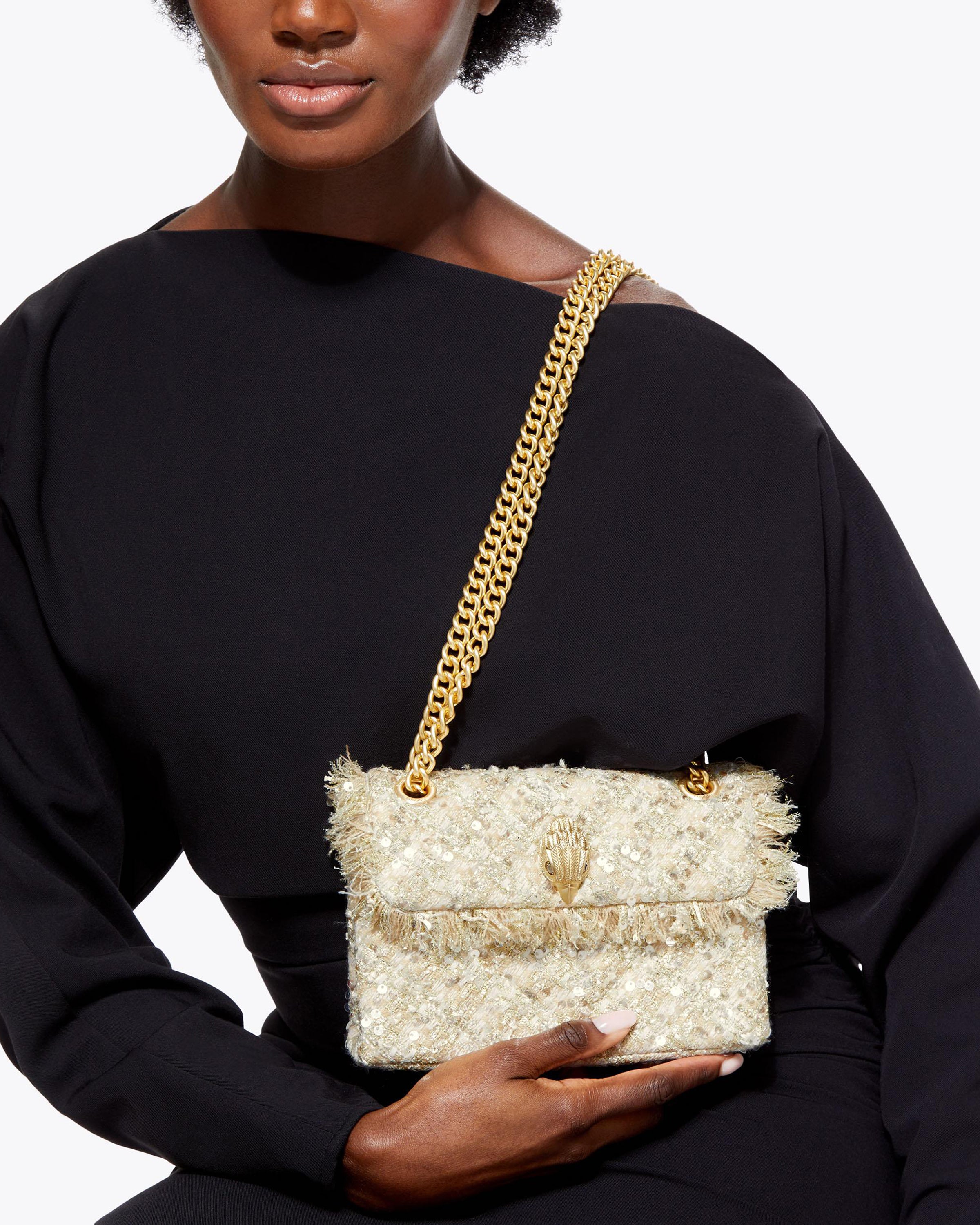 Tweed Mini Kensington Schoudertas