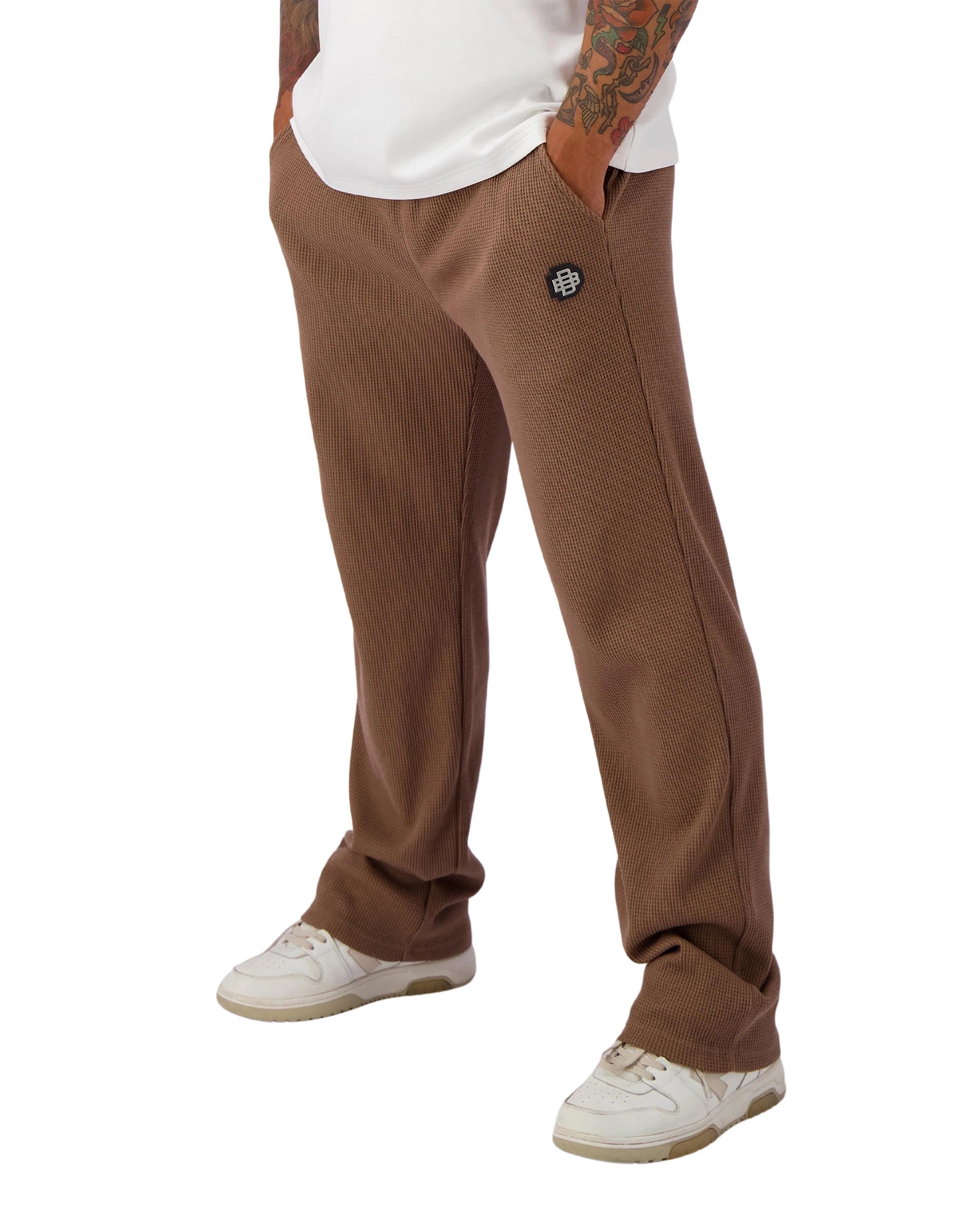 Monogram Waffle Broek