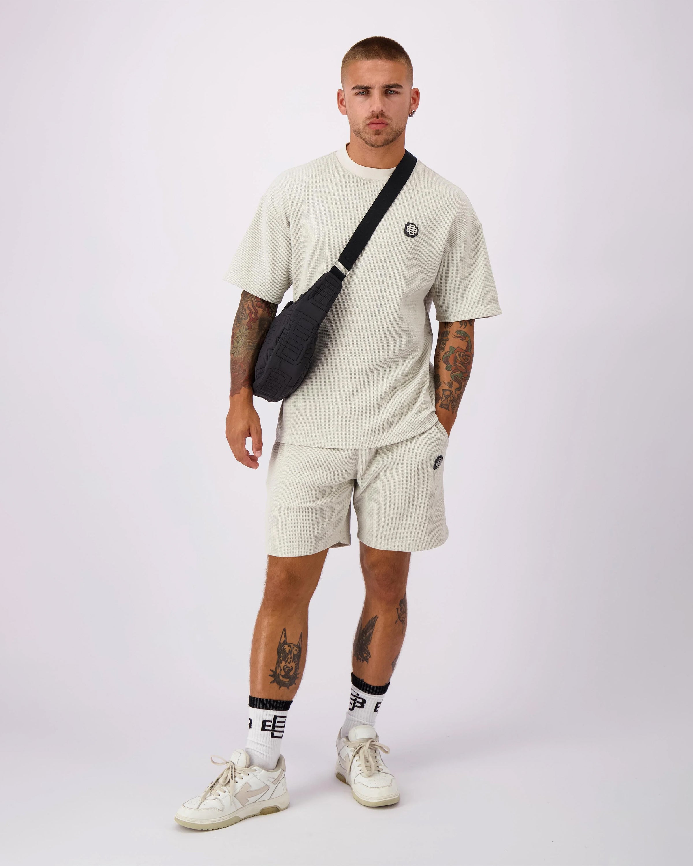 Monogram Waffle T-Shirt