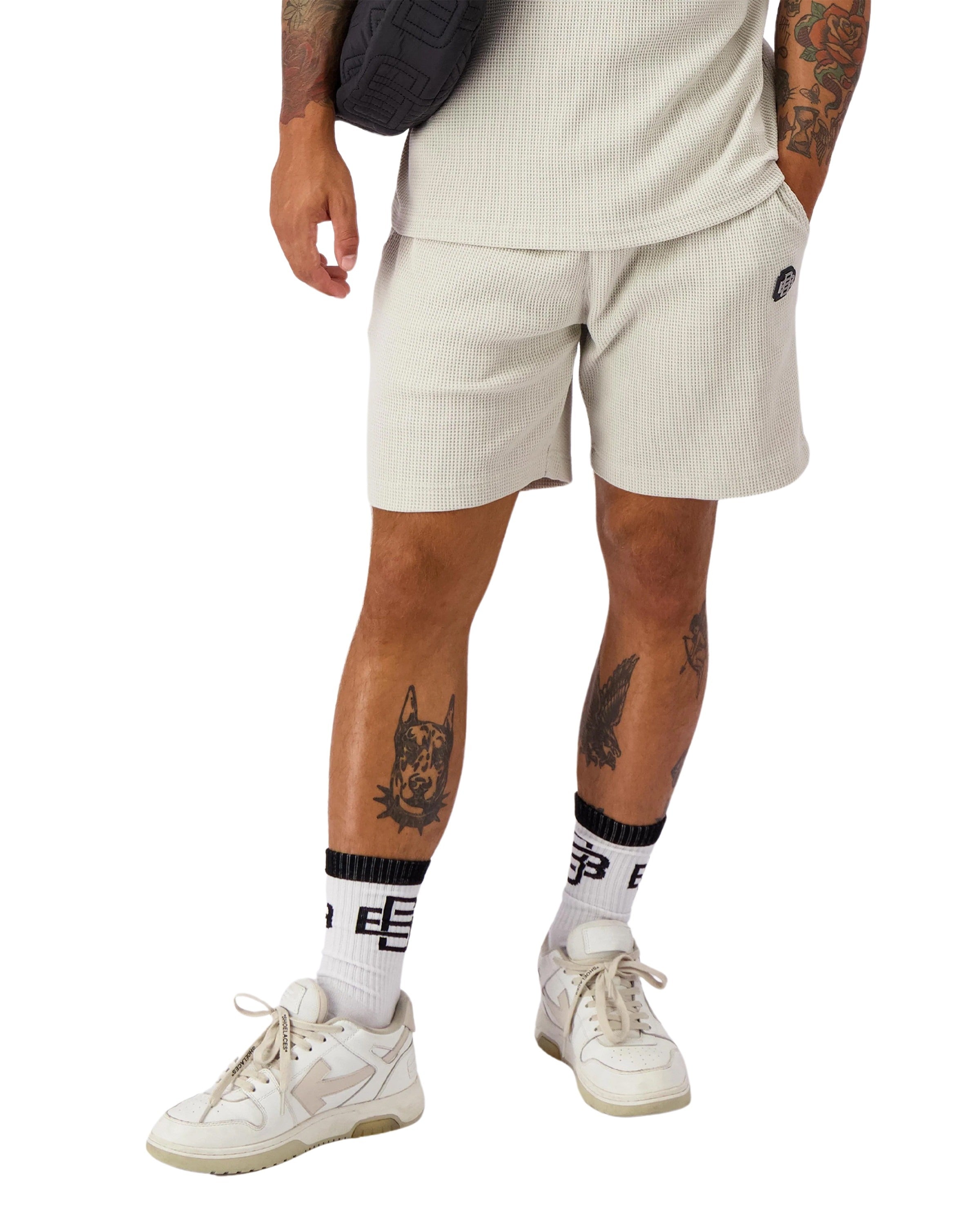 Monogram Waffle Korte Broek