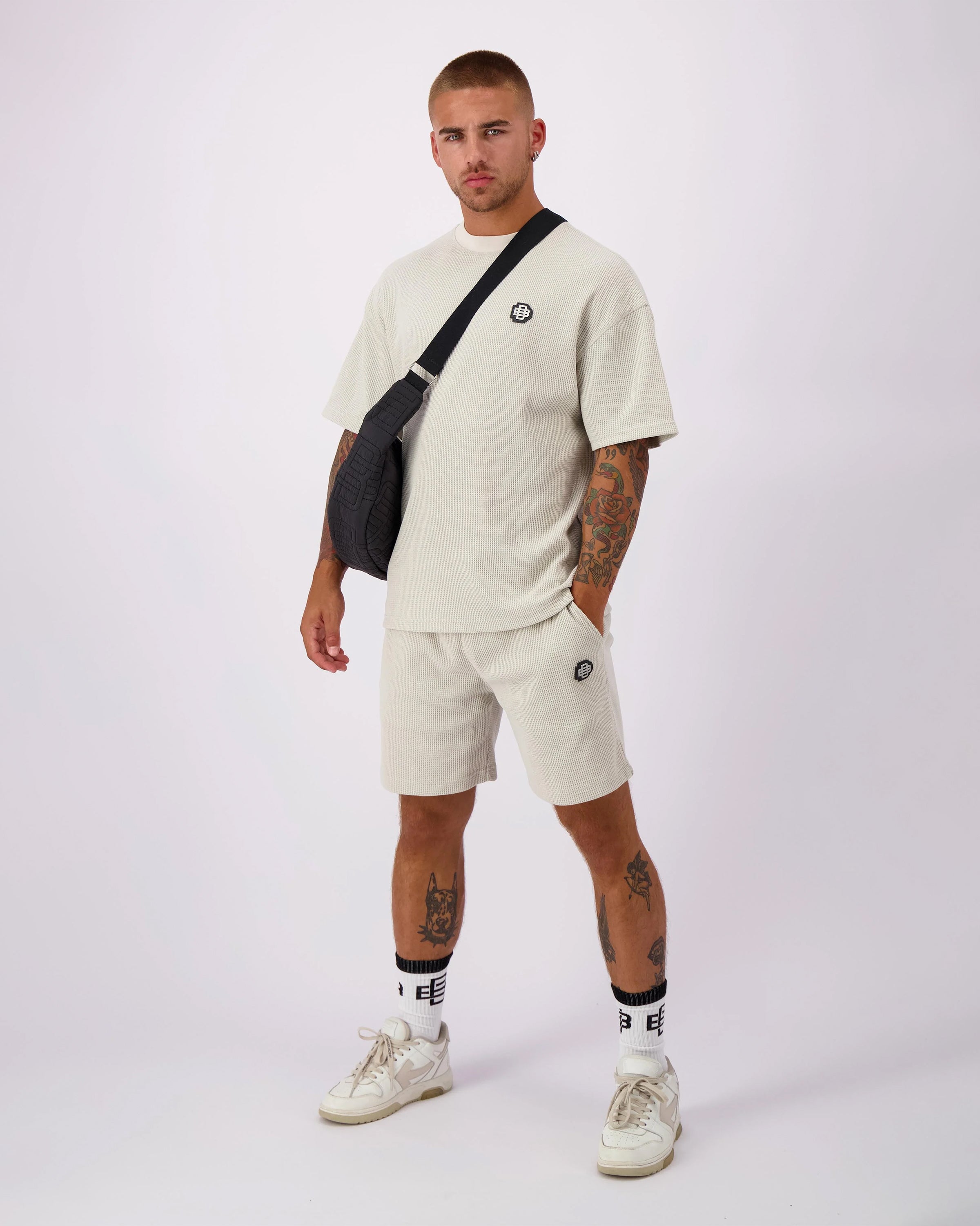 Monogram Waffle Korte Broek