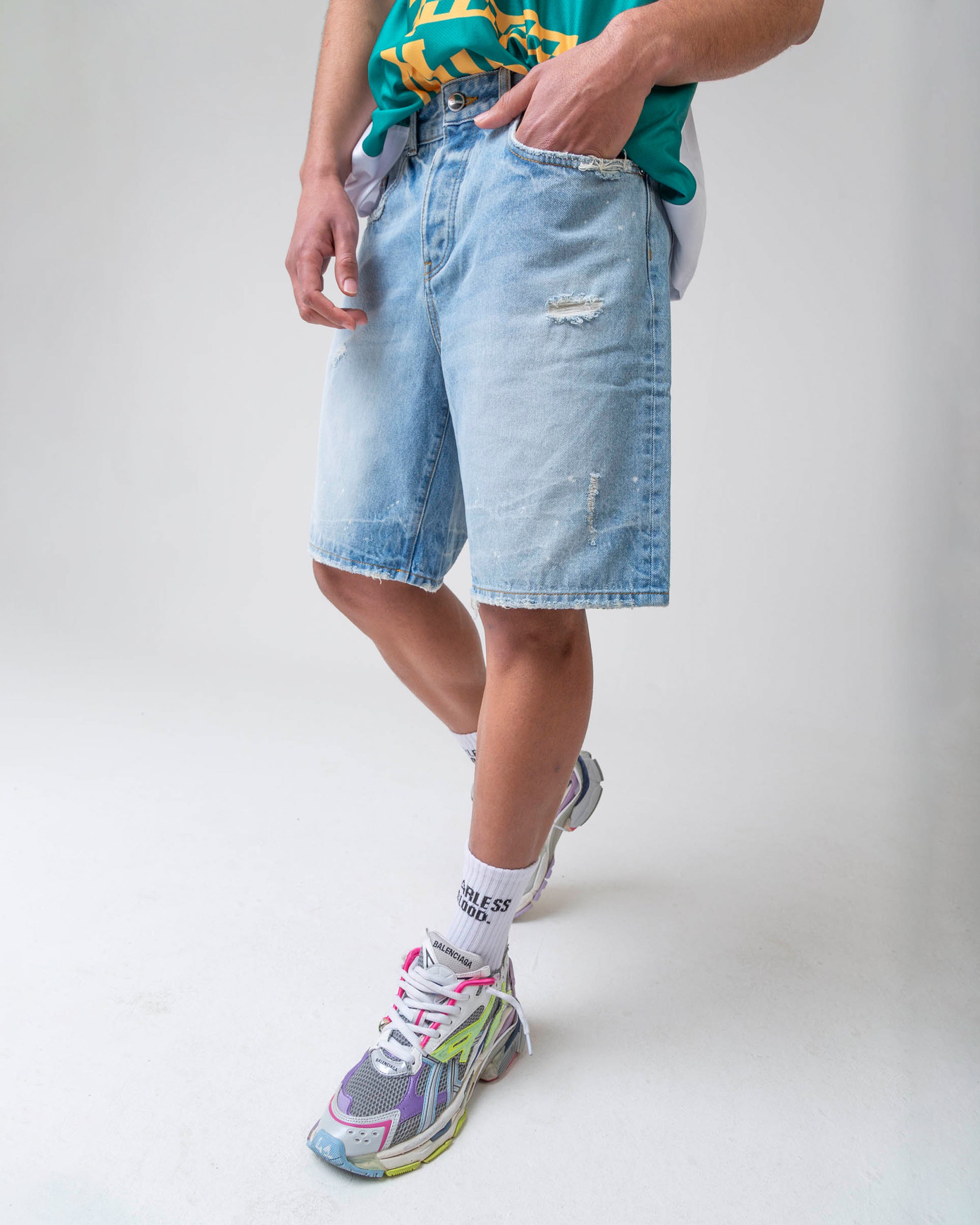 Fb Denim Korte Broek