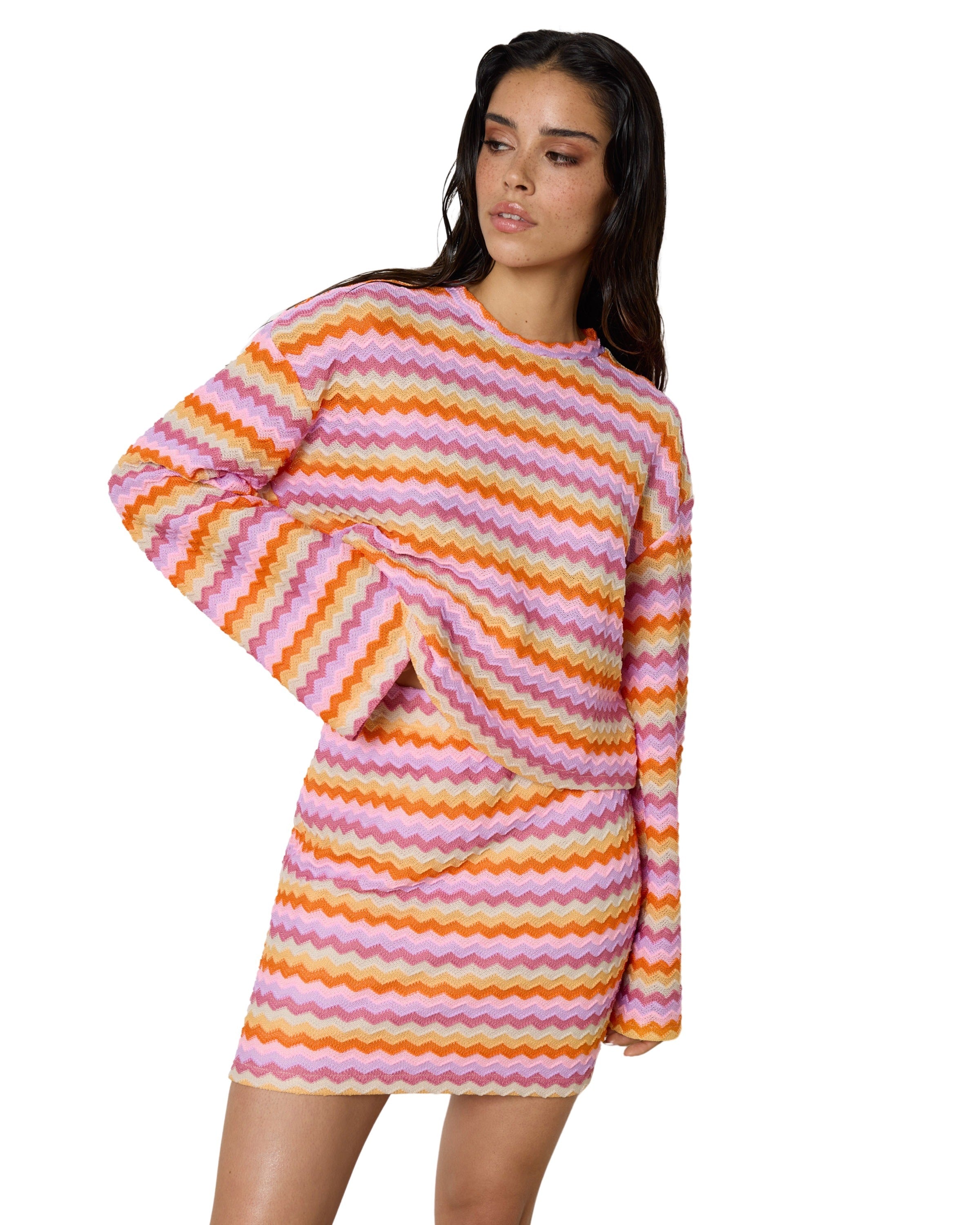 Joyce Crochet Mini Rok