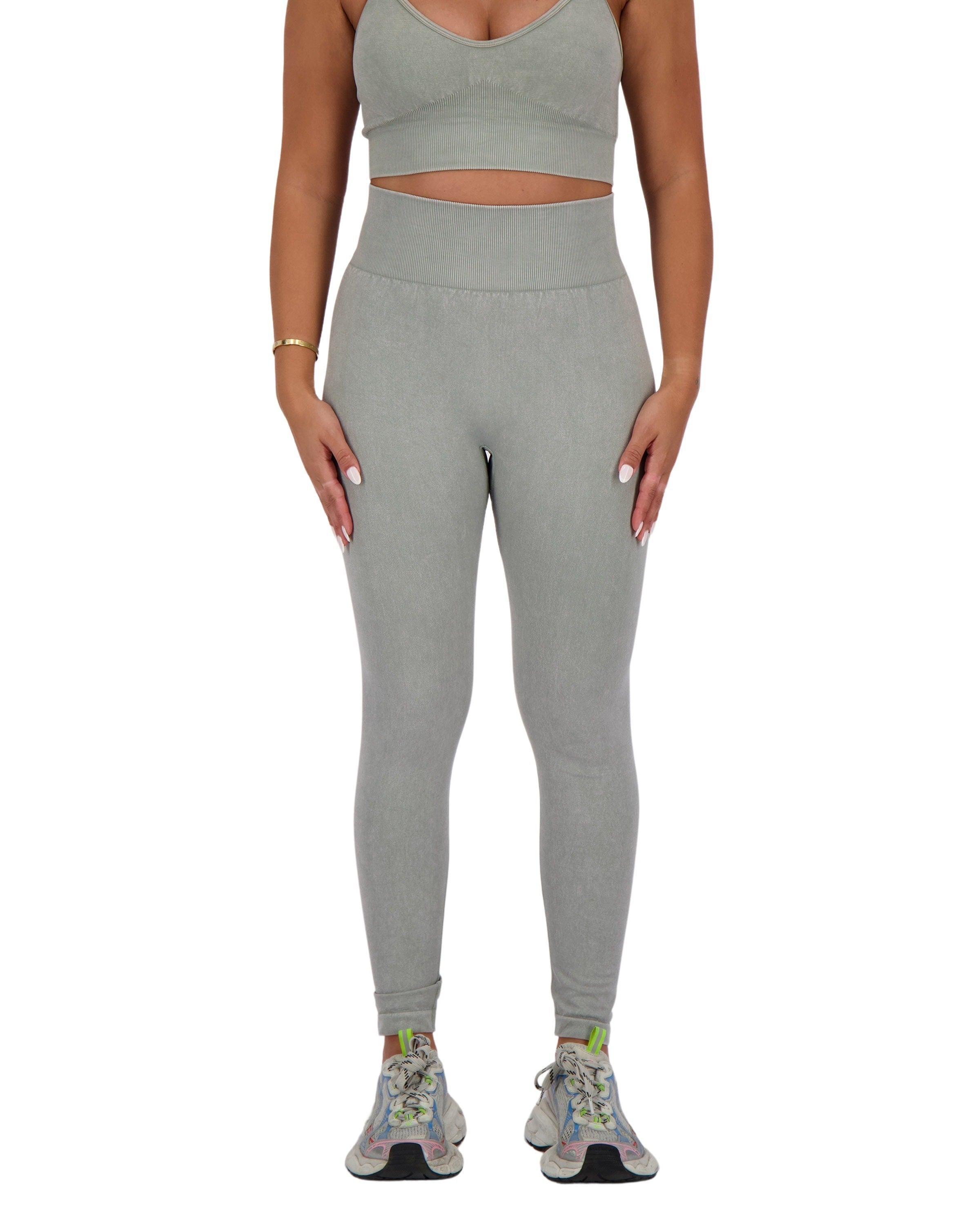 Legging Acid Wash Green