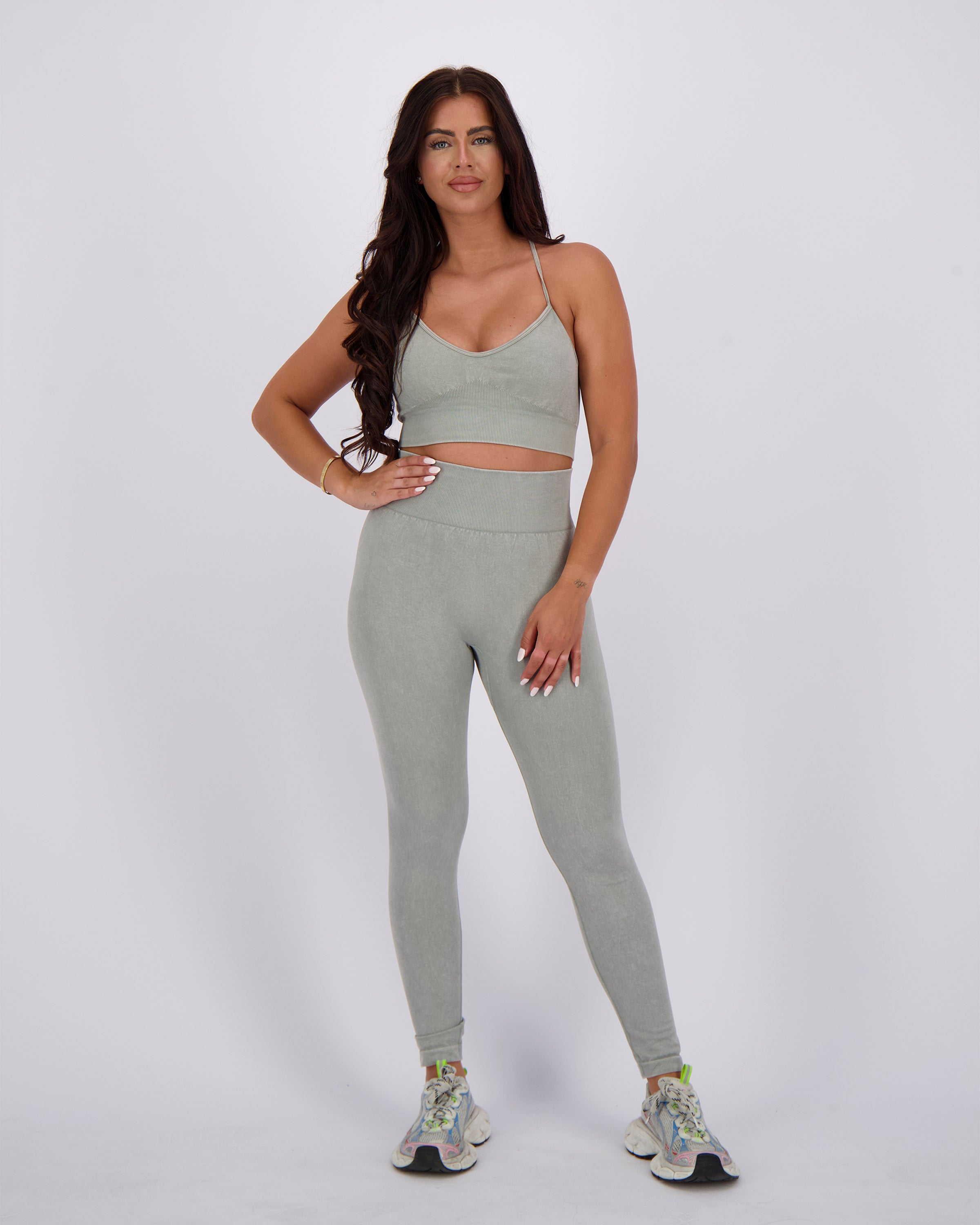 Legging Acid Wash Green