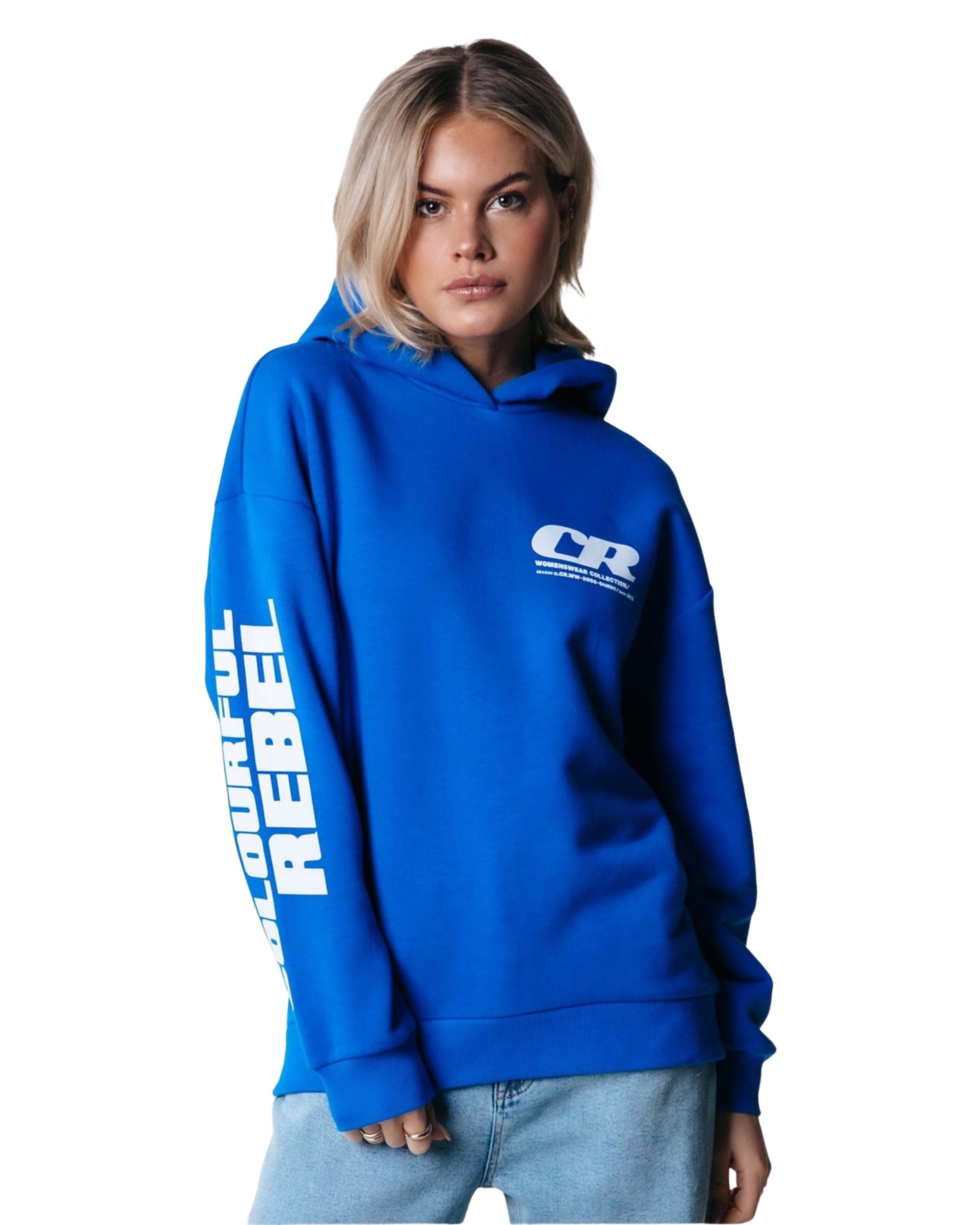 Bold Sleeve Logo Clean Hoodie