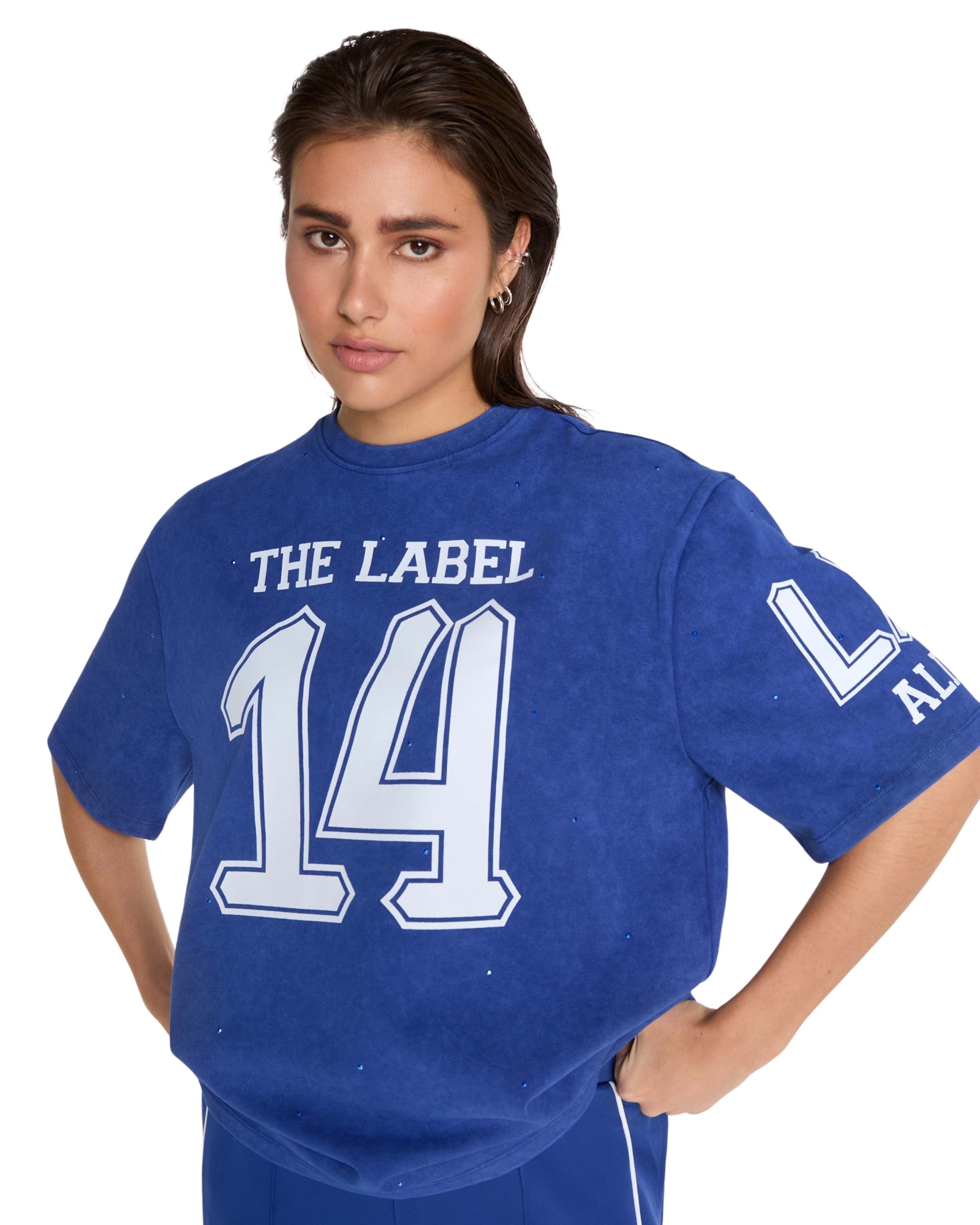 Knitted Sporty Studs T-Shirt