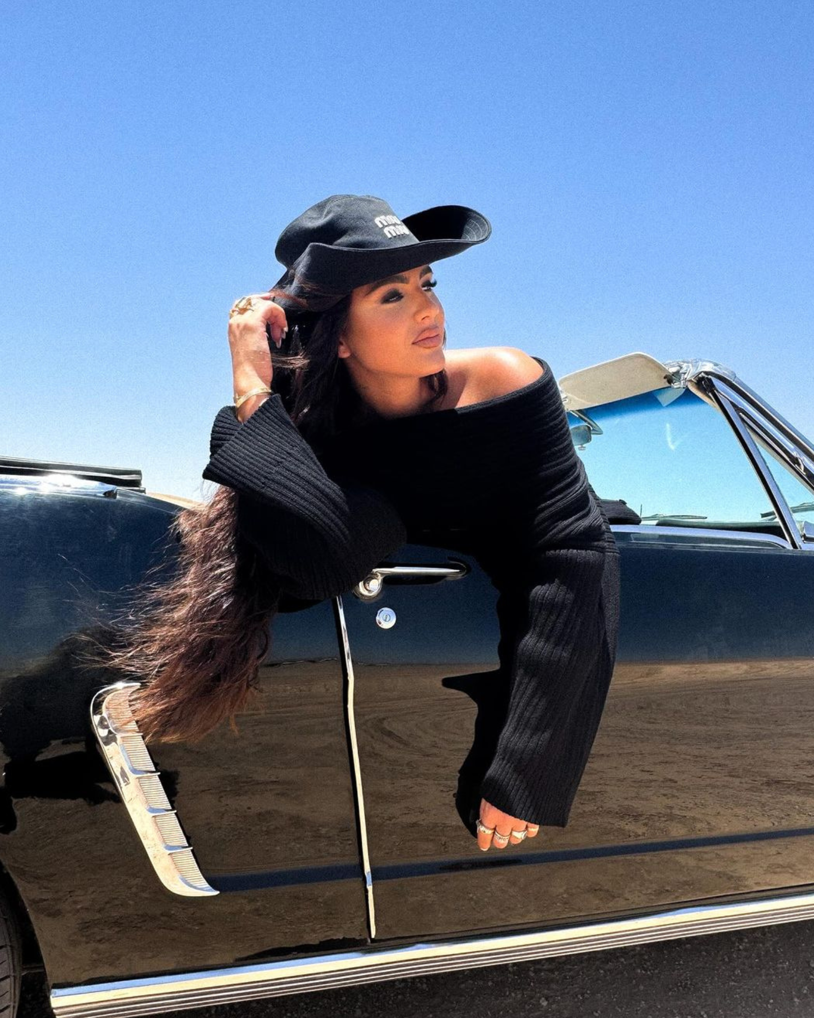 Kourtney Knit Sweater Black