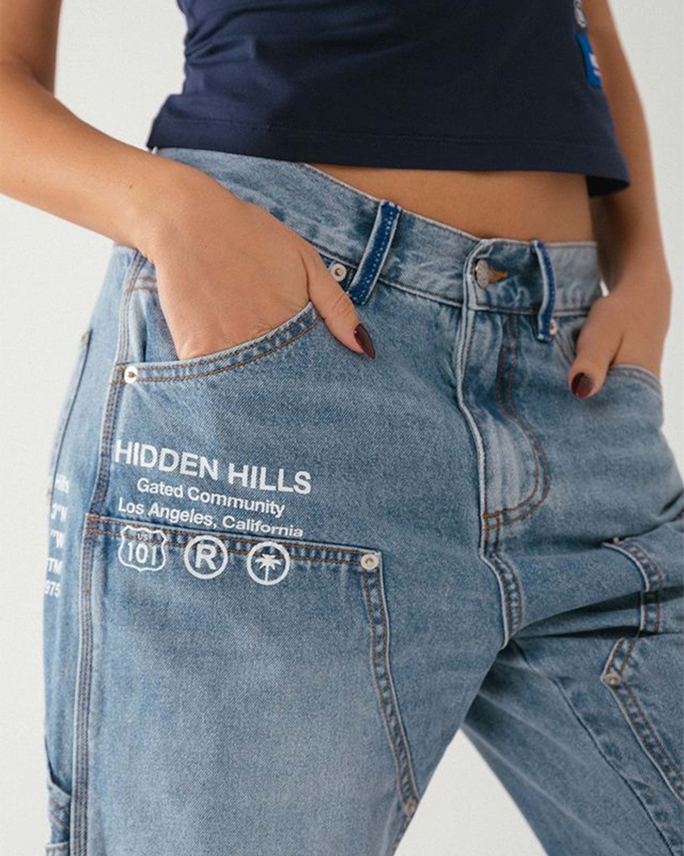 Carpenter Navy Label Light Wash Jeans