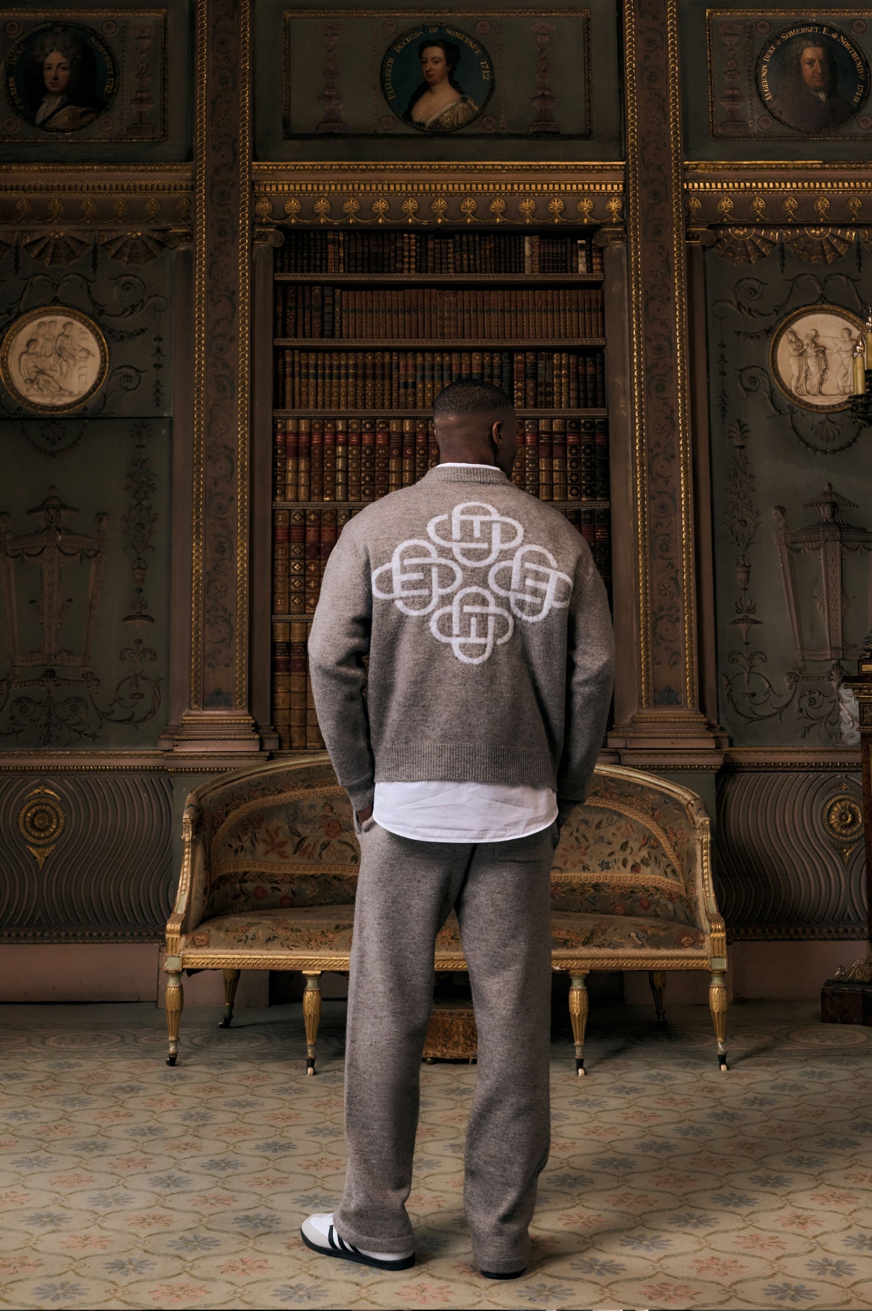 Fluffy Knit Straight Fit Broek