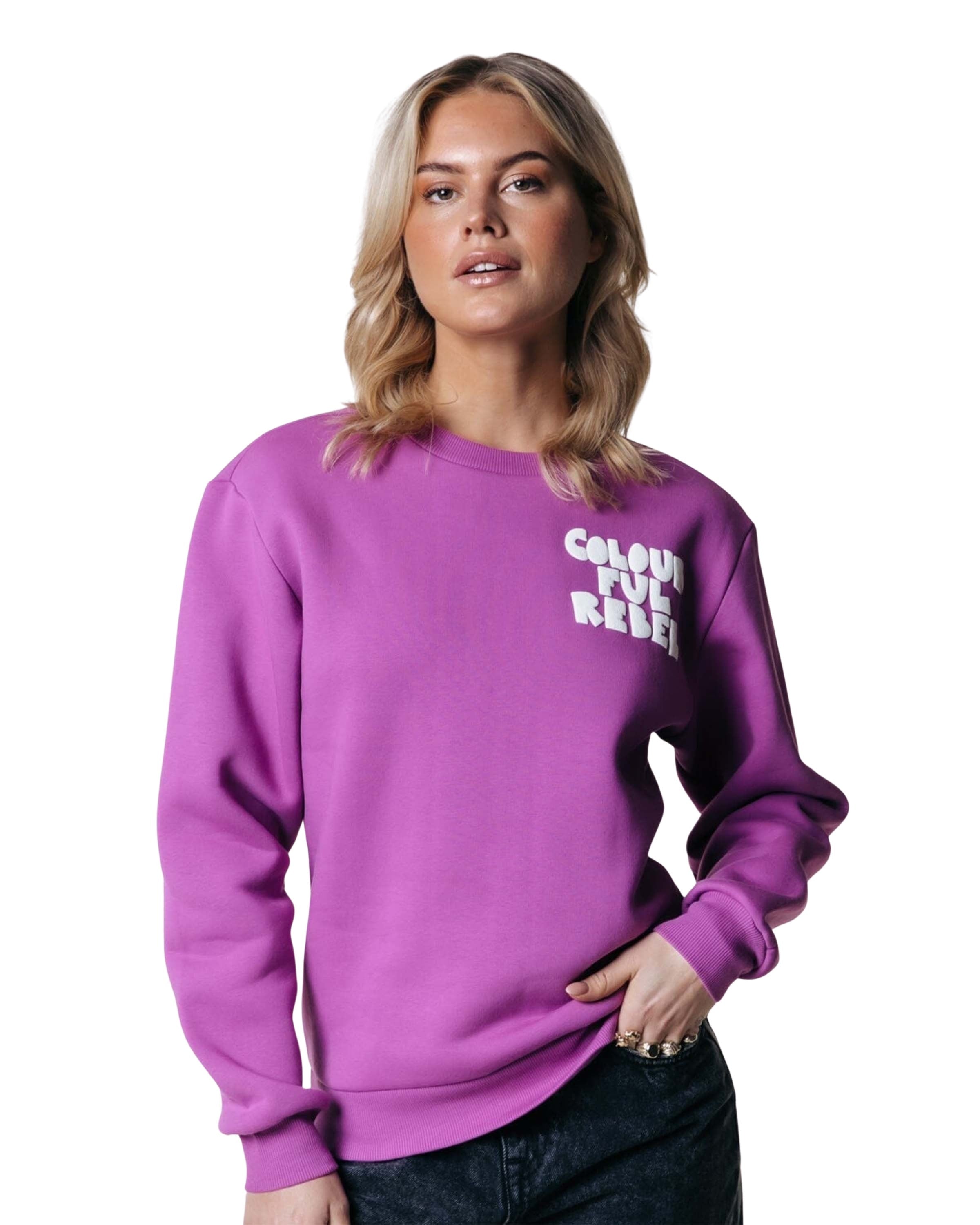 Logo Wave Puff Relaxed Sweater